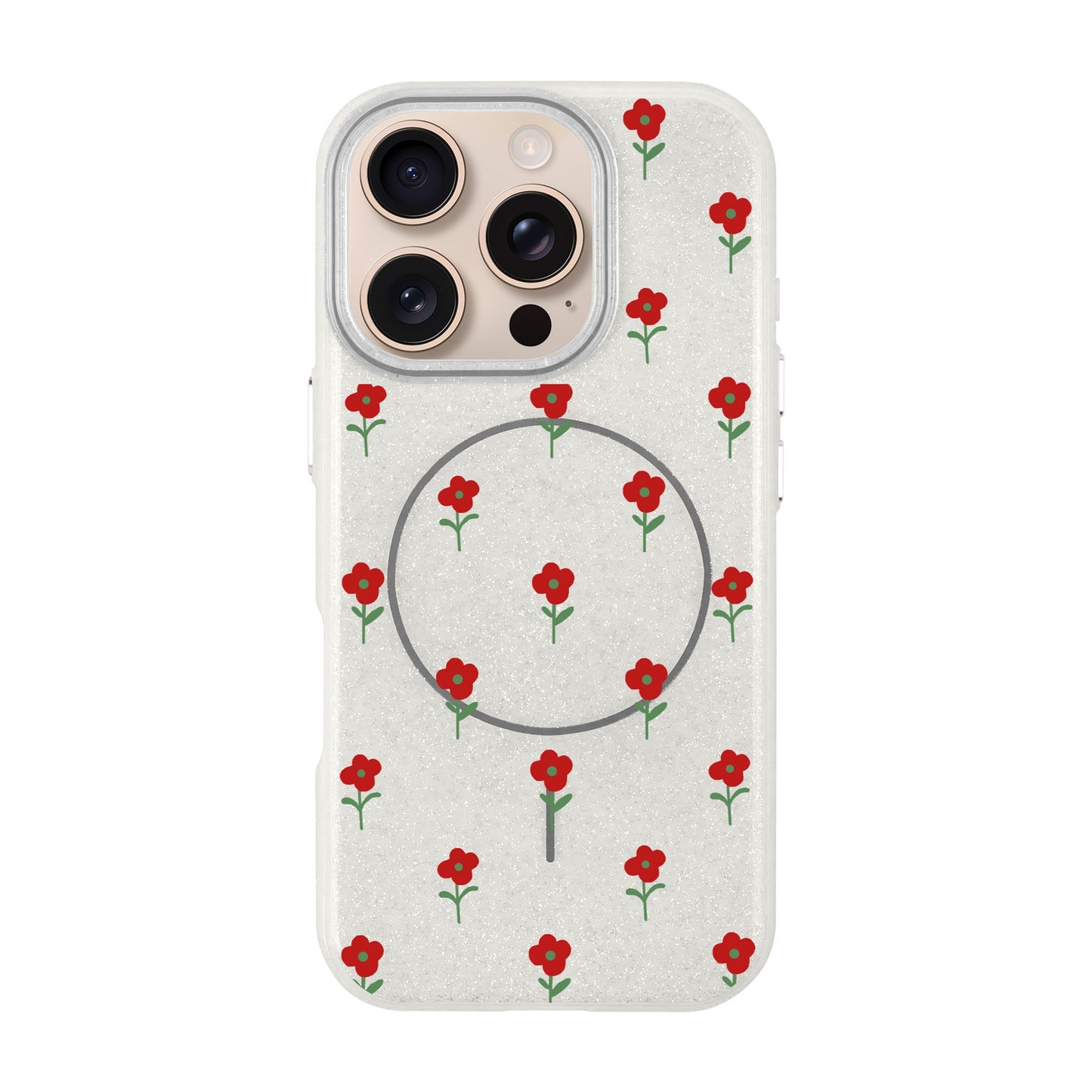 FLOWER POWER-iPhone 16 Pro Radiant Kılıf MagSafe Özellikli