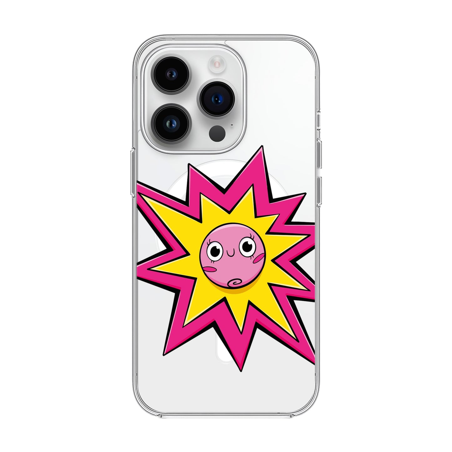 POP PRINCESSES-iPhone 14 Pro Solid Kılıf MagSafe Özellikli