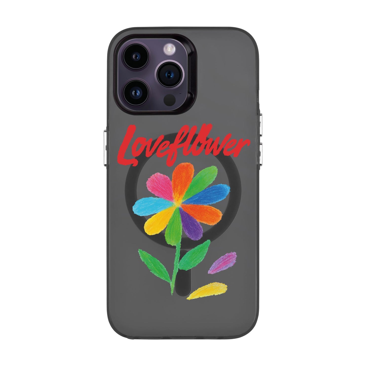 LOVE FLOWER-iPhone 14 Pro Max Hold Kılıf MagSafe Özellikli