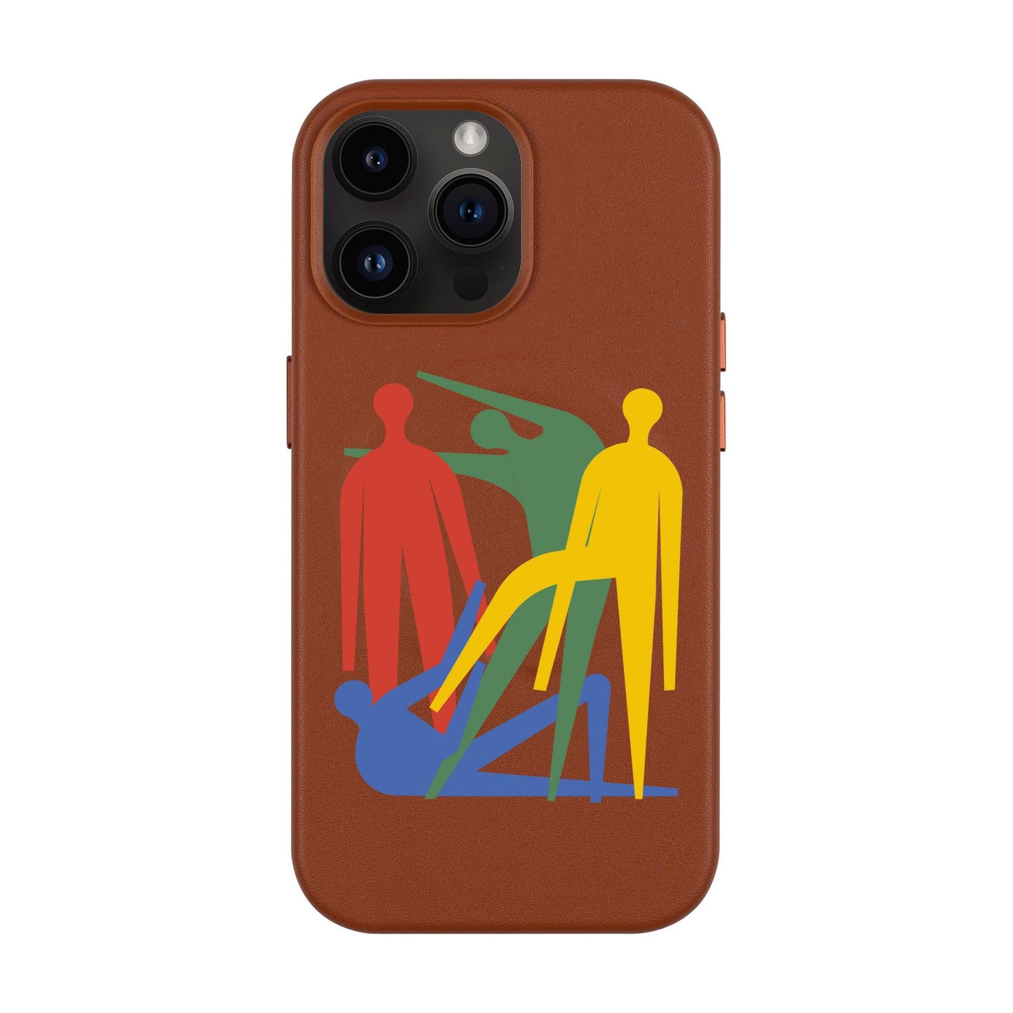MANBOS-iPhone 14 Pro Max Leather Kılıf MagSafe Özellikli
