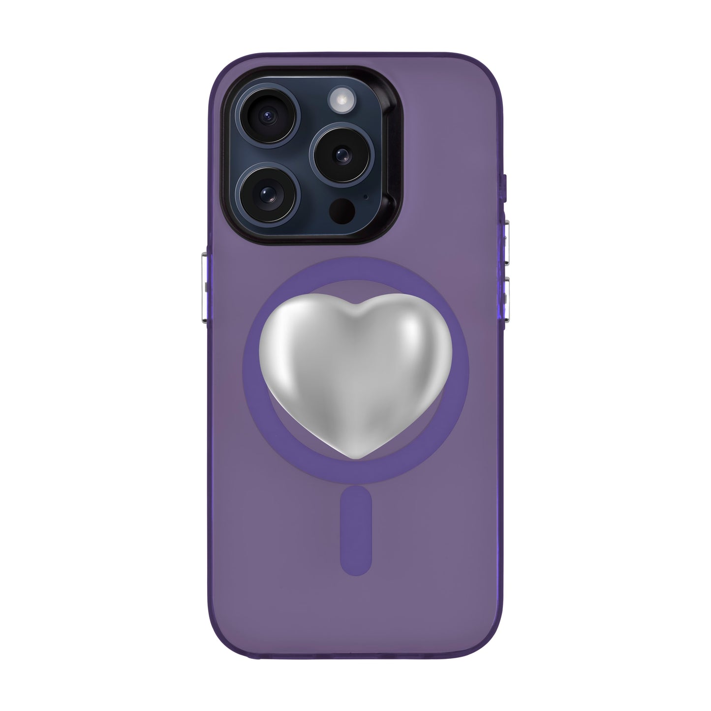 SILVER HEART-iPhone 13 Pro Hold Kılıf MagSafe Özellikli