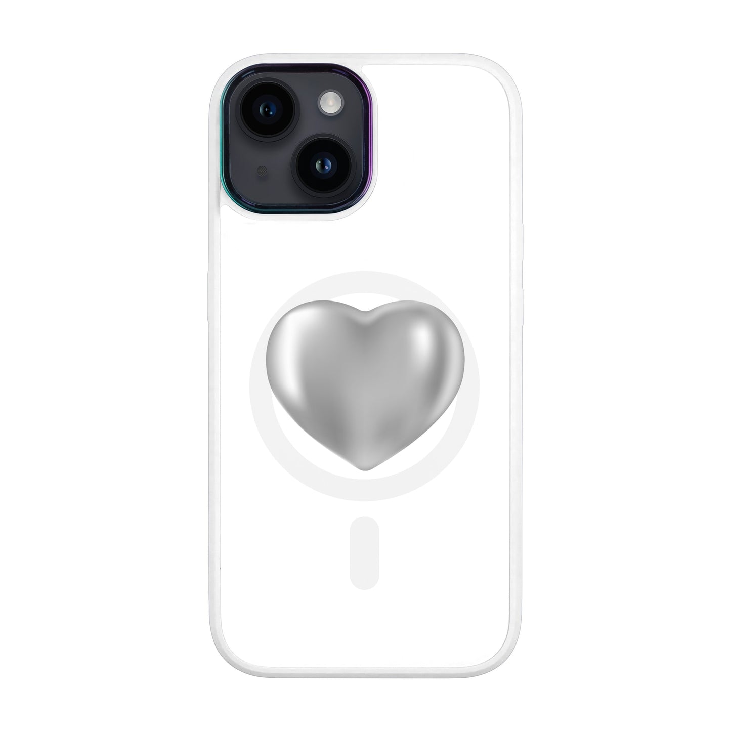 SILVER HEART-iPhone 12 Vigor Kılıf MagSafe Özellikli