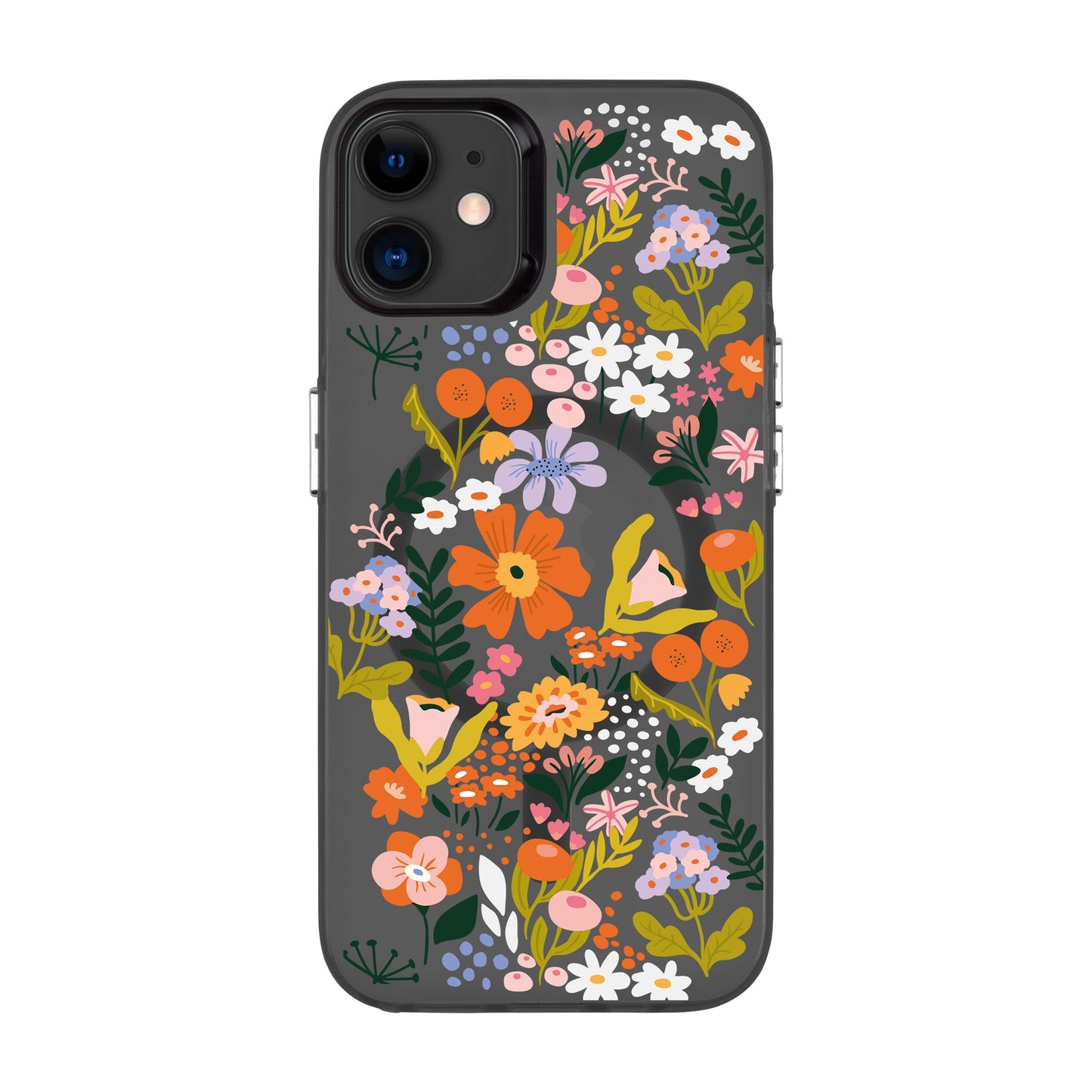 FLOWER-iPhone 11 Hold Kılıf MagSafe Özellikli