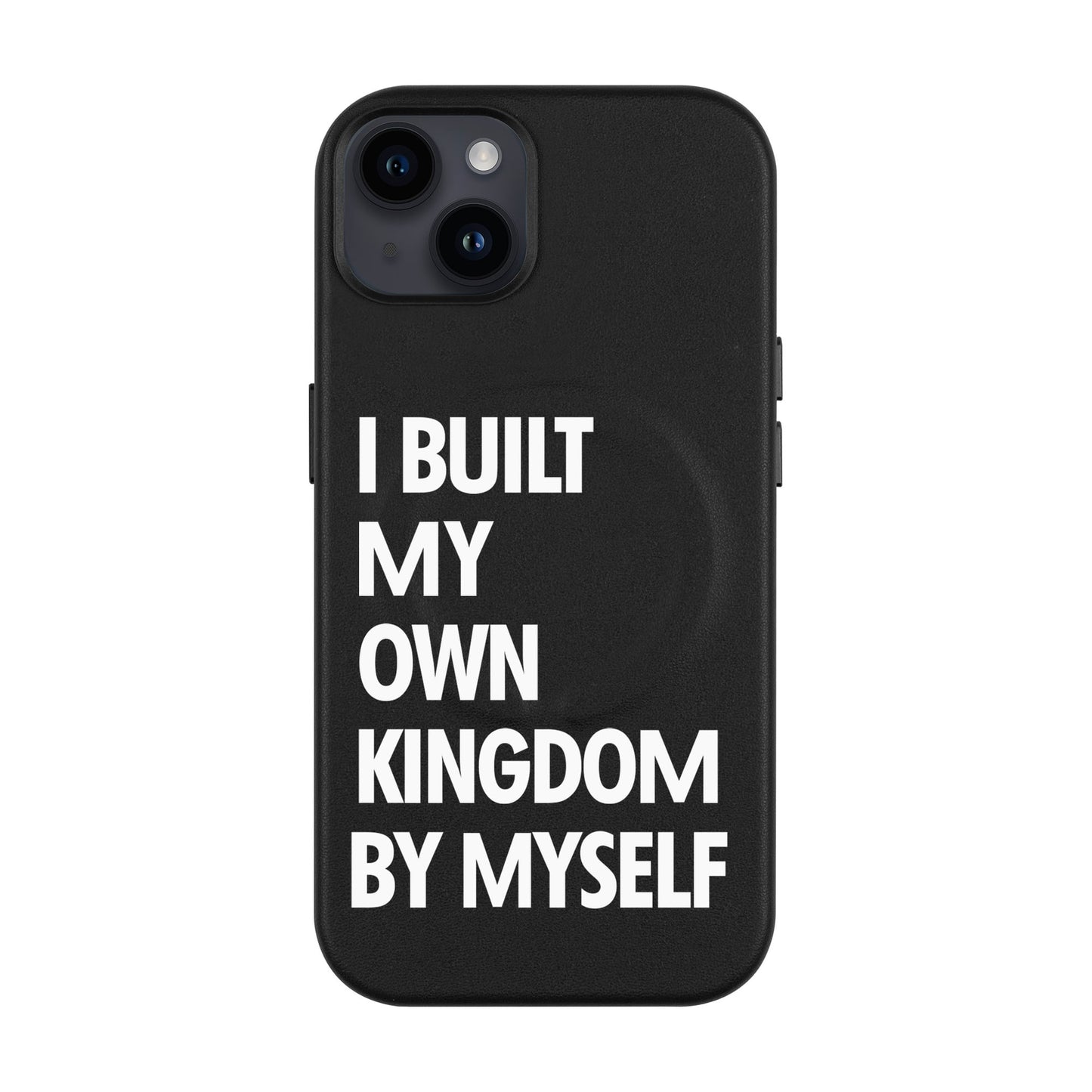 KINGDOM-iPhone 14 Plus Leather Kılıf MagSafe Özellikli