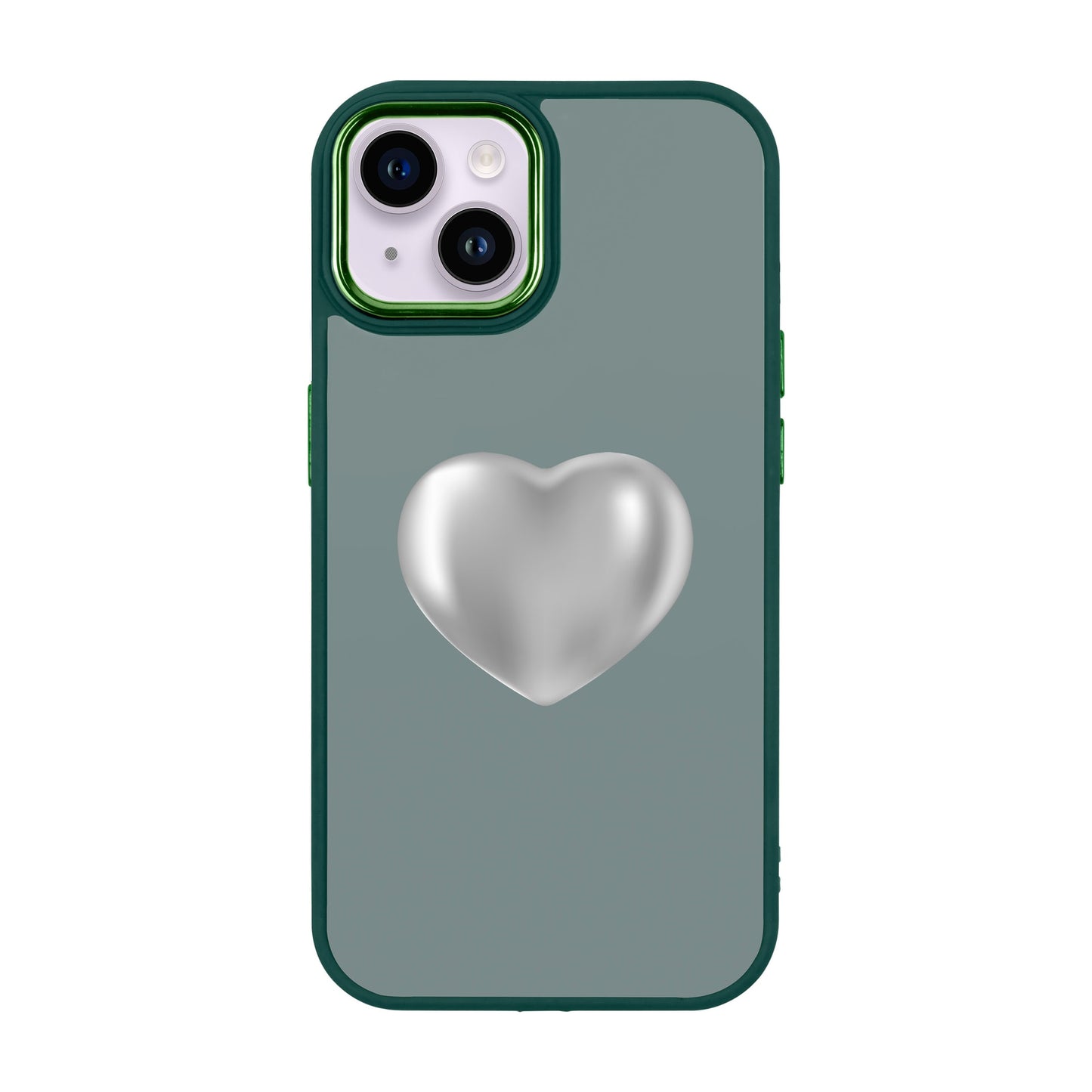SILVER HEART-iPhone 14 Plus Proof Kılıf