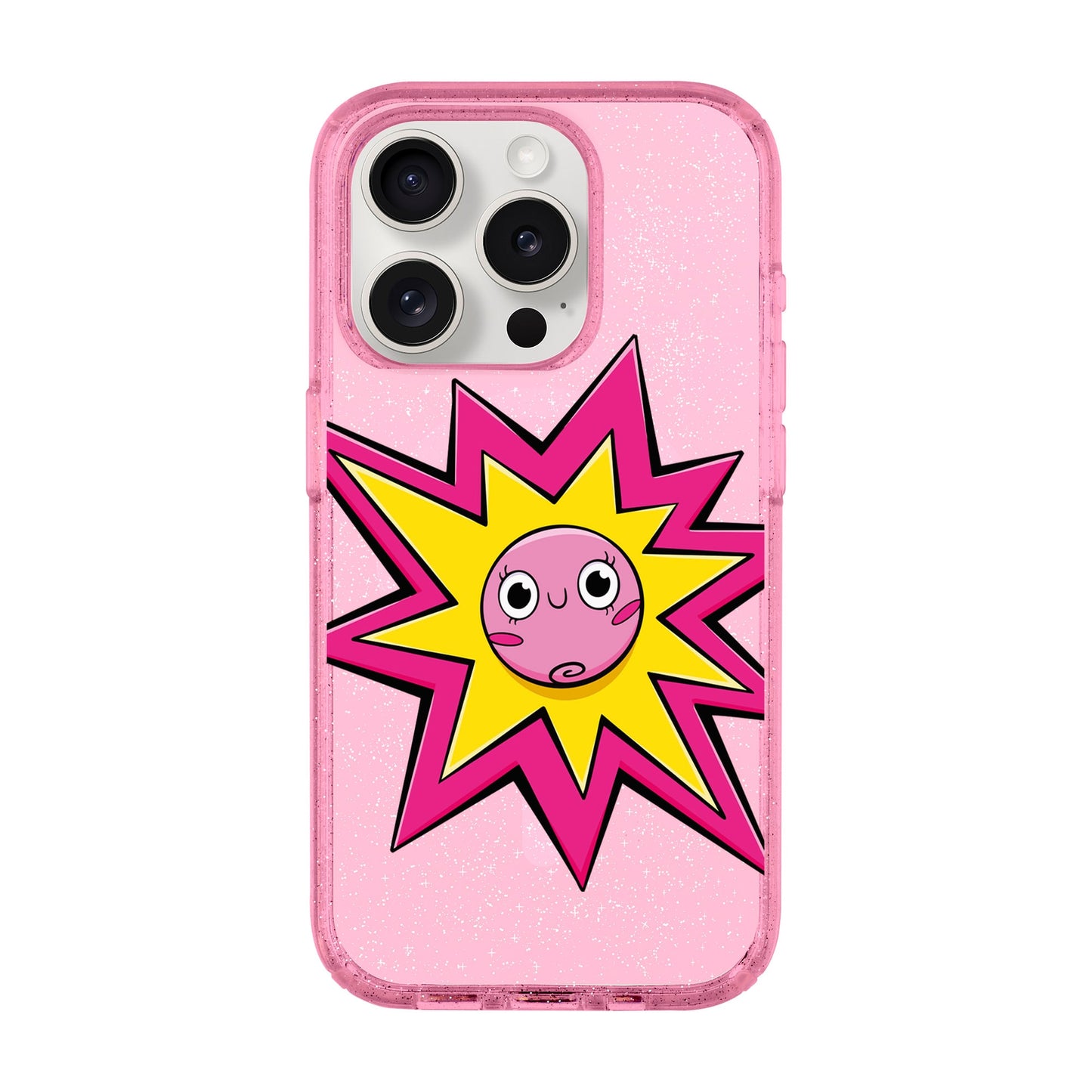 POP PRINCESSES-iPhone 15 Pro Shiny Kılıf MagSafe Özellikli
