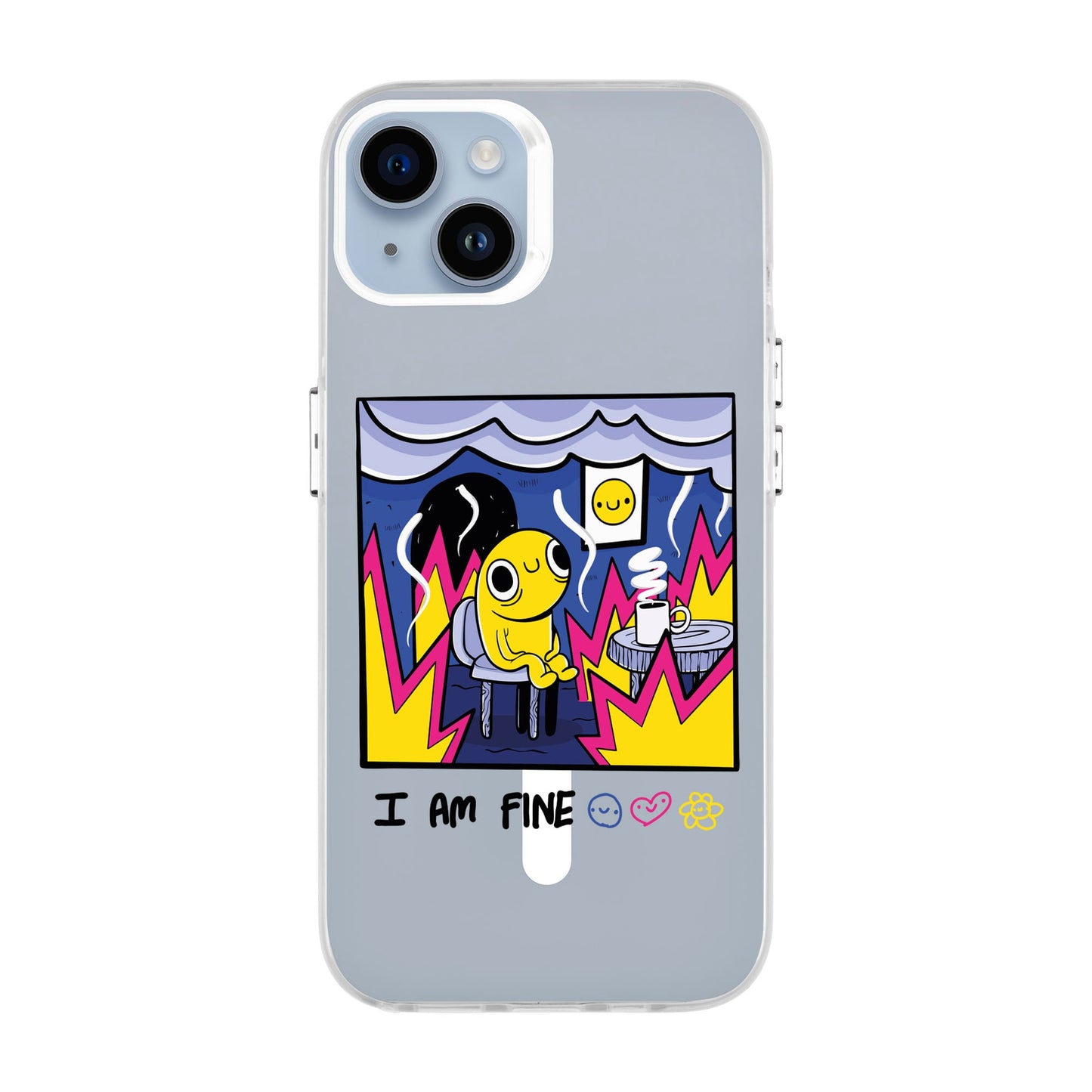 I AM FINE-iPhone 14 Plus Hold Kılıf MagSafe Özellikli