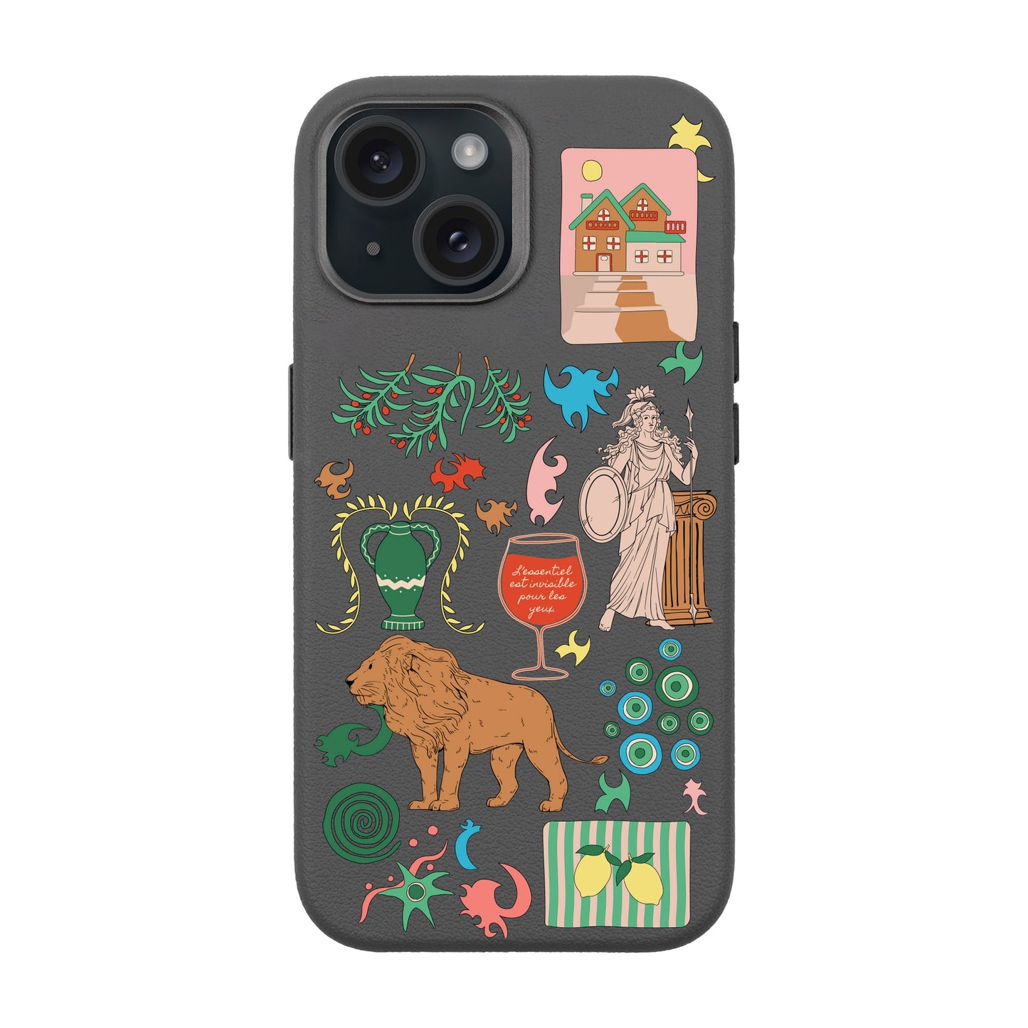 IODES SOUL TRAVELLER-iPhone 15 Leather Premium Kılıf MagSafe Özellikli