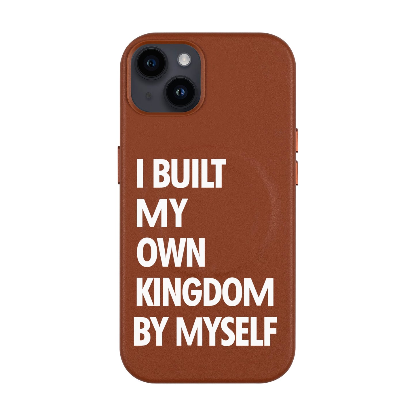 KINGDOM-iPhone 14 Plus Leather Kılıf MagSafe Özellikli