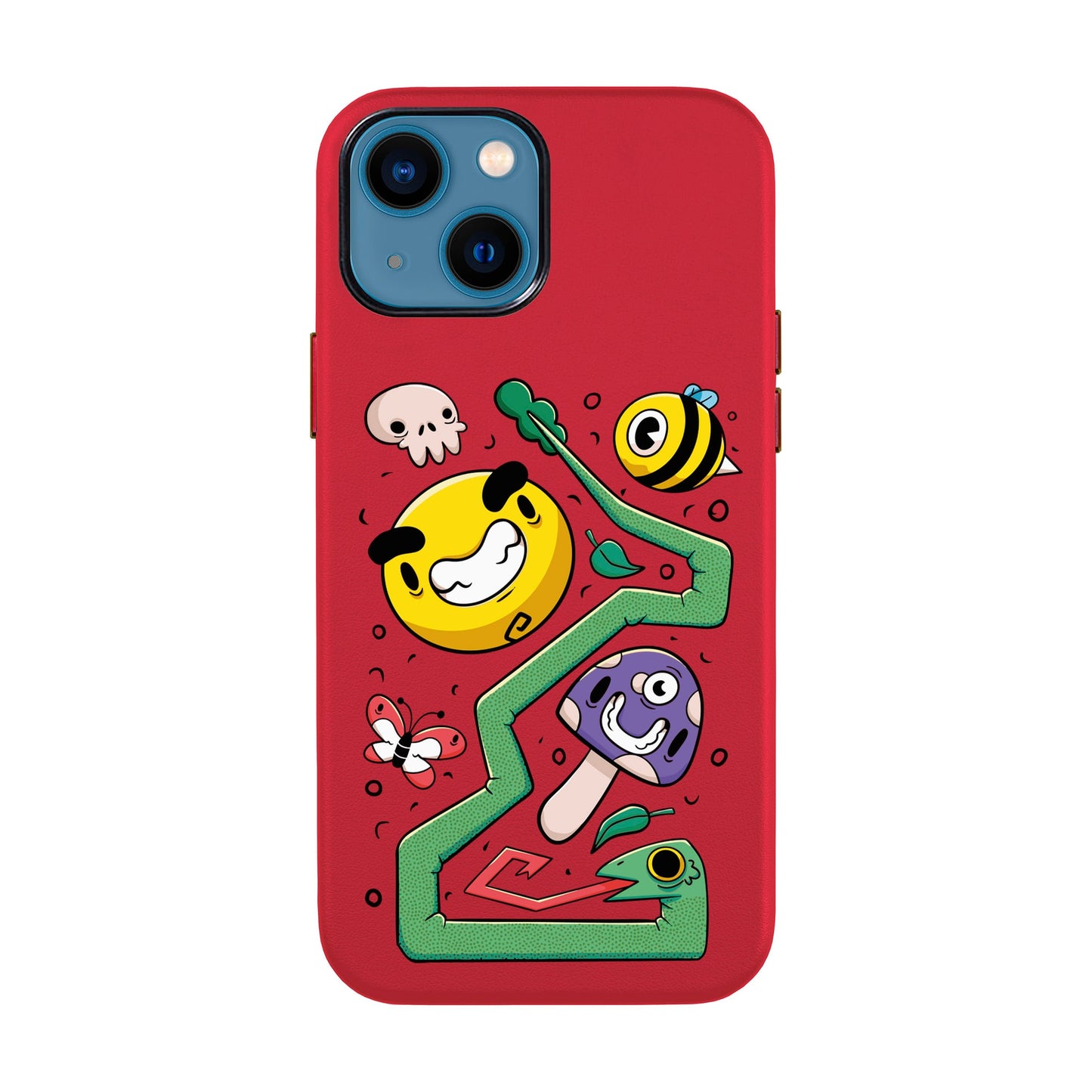 NADUR-iPhone 14 Leather Kılıf