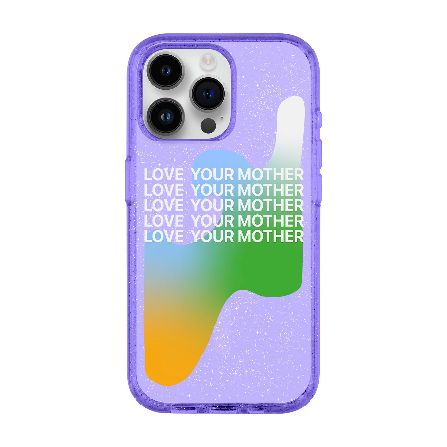 LOVE YOUR MOTHER-iPhone 14 Pro Max Shiny Kılıf MagSafe Özellikli