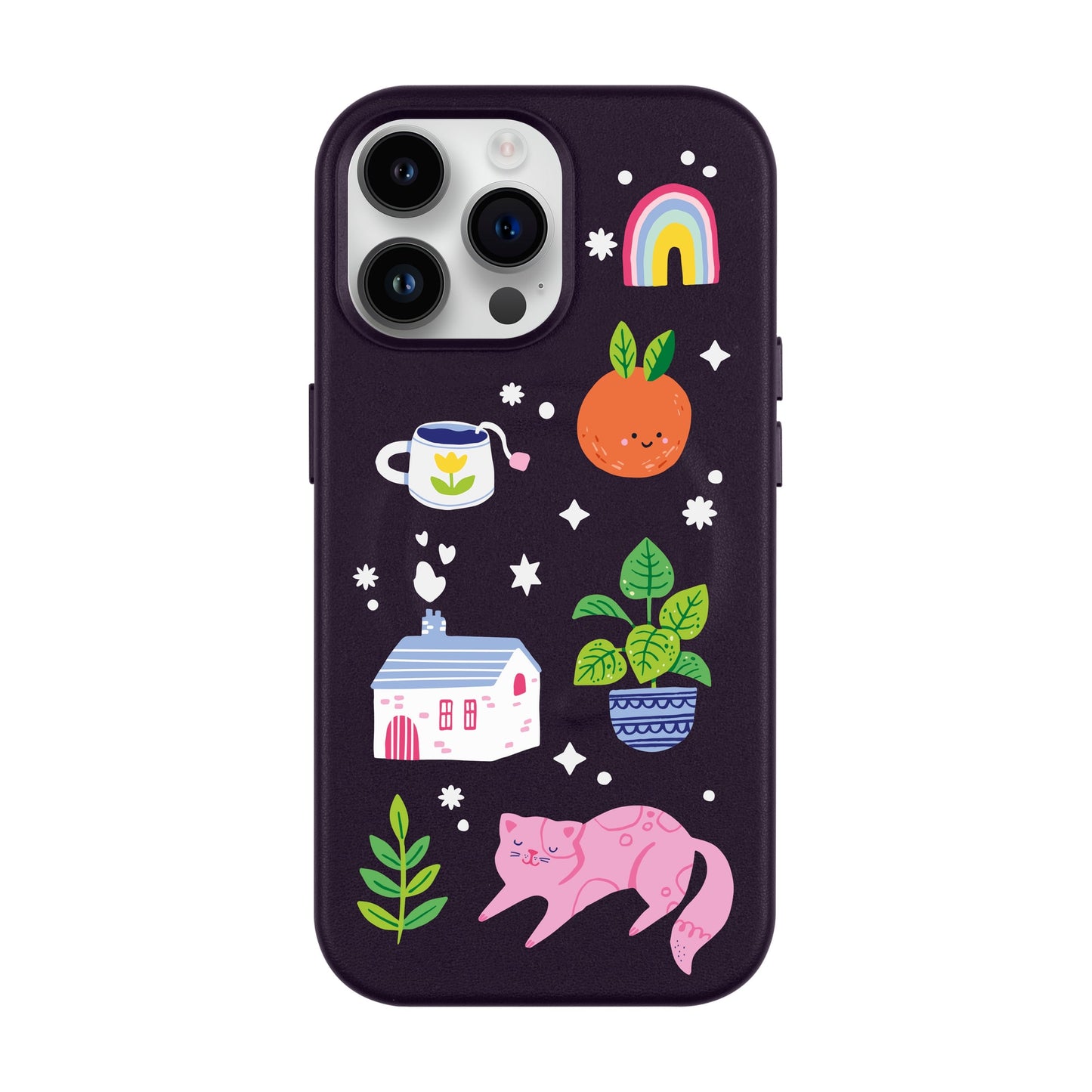 FRESH SPRING-iPhone 14 Pro Max Leather Kılıf MagSafe Özellikli
