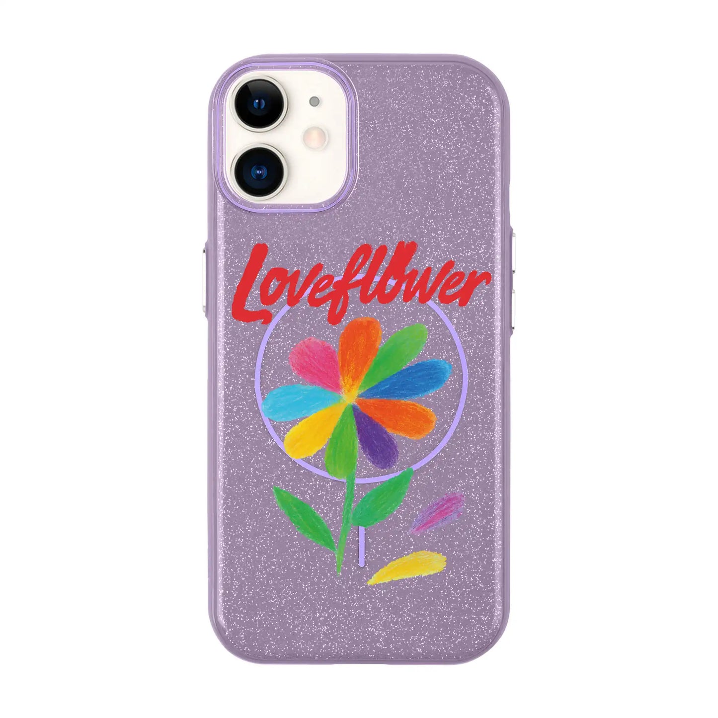 LOVE FLOWER-iPhone 11 Radiant Kılıf MagSafe Özellikli