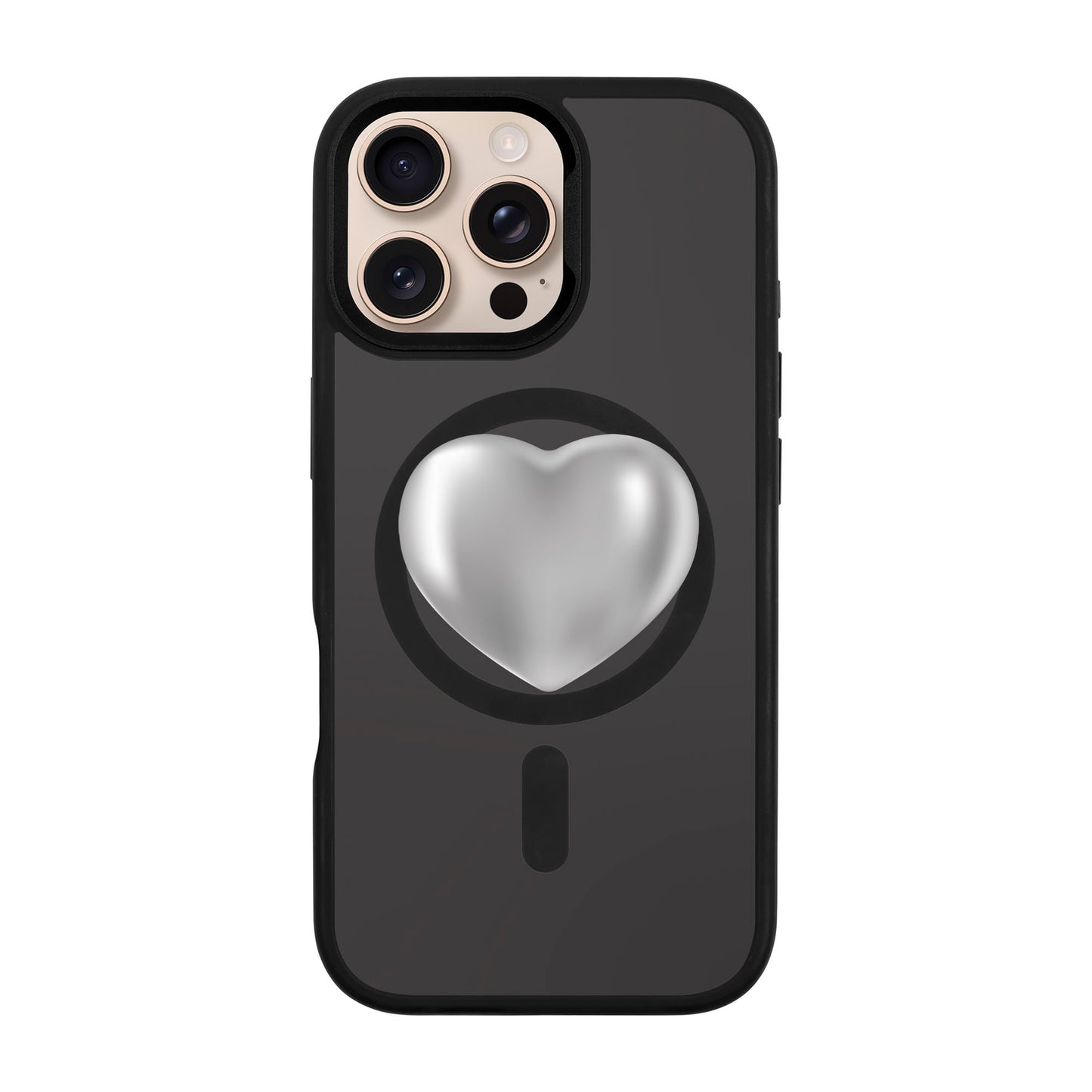 SILVER HEART-iPhone 16 Pro Max Rise Kılıf MagSafe Özellikli