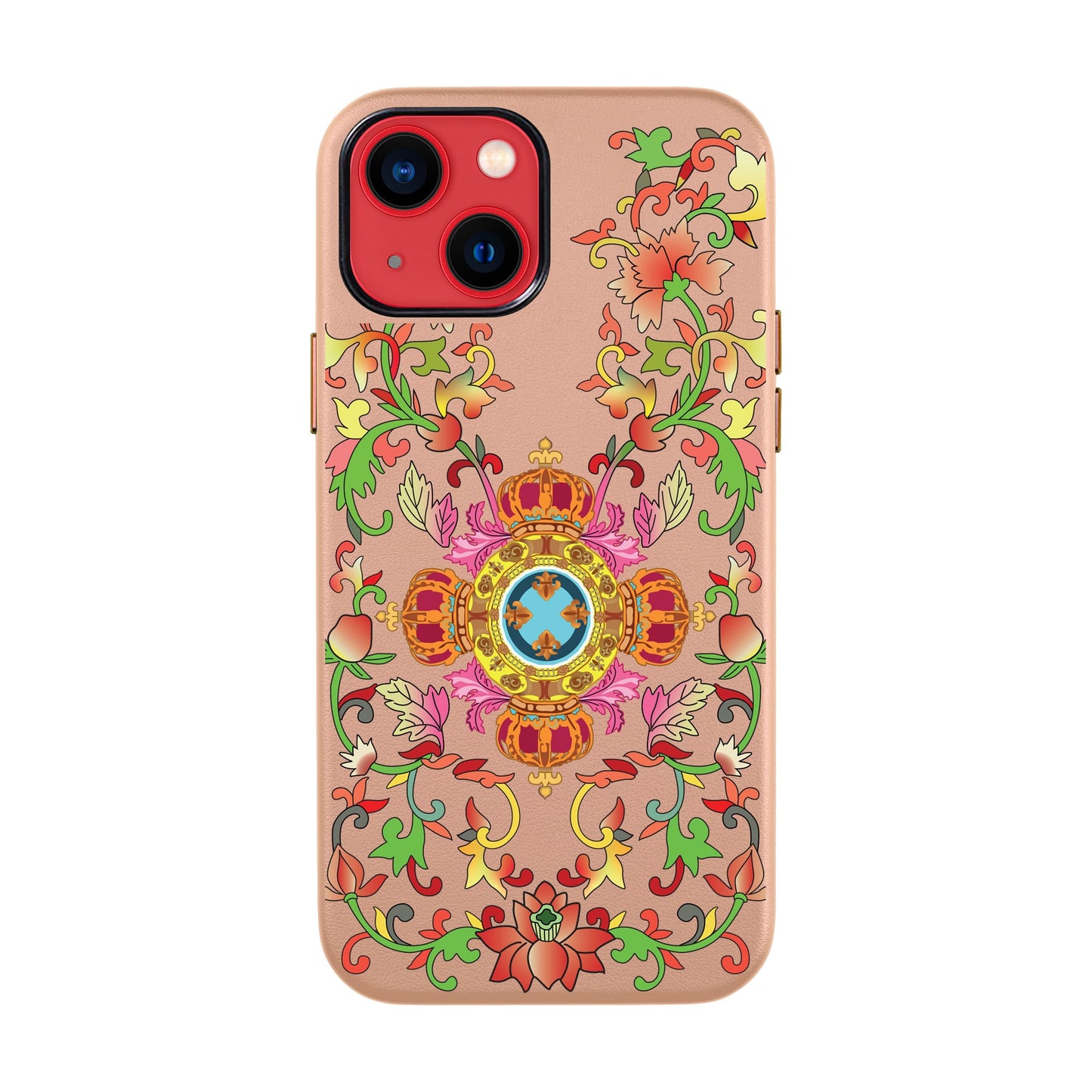 SPIRAL-iPhone 14 Leather Kılıf