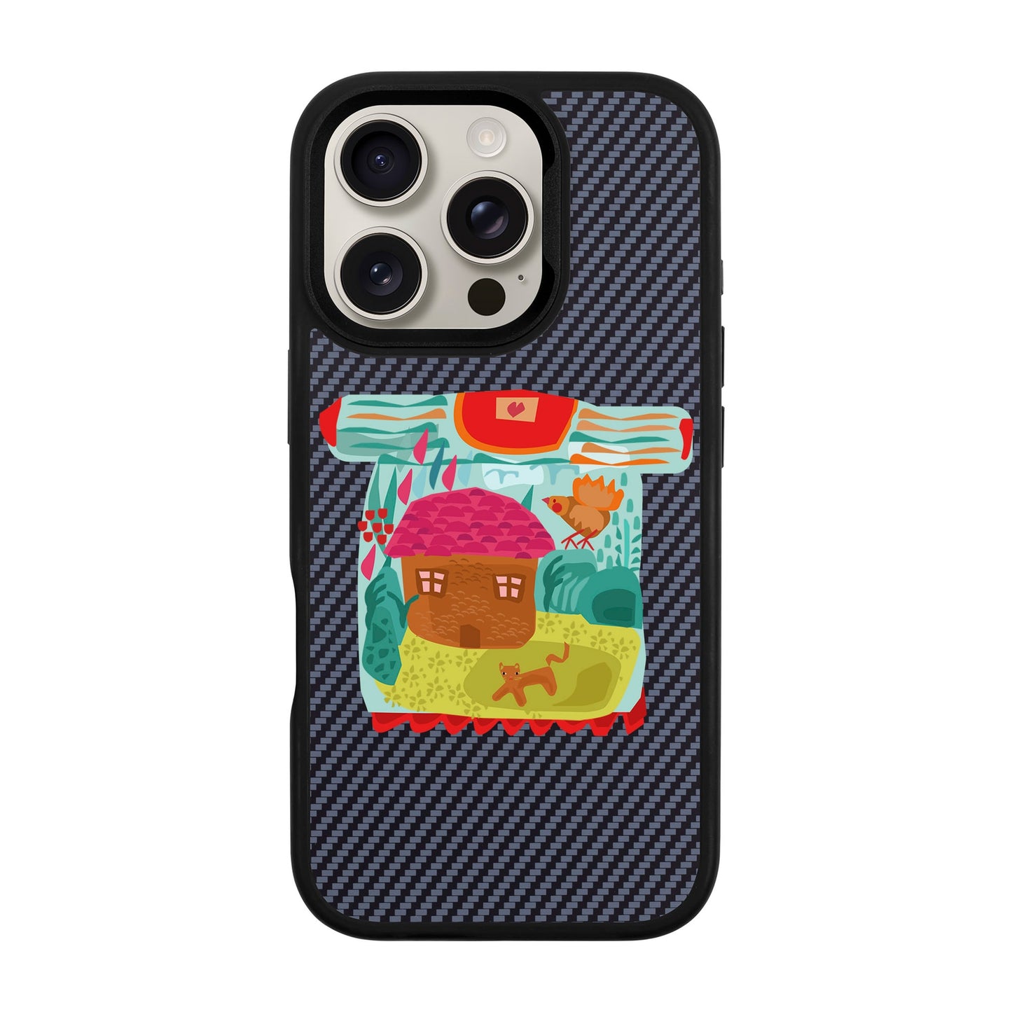 SİHİRLİ KAZAK-iPhone 16 Pro Plaid Kılıf MagSafe Özellikli