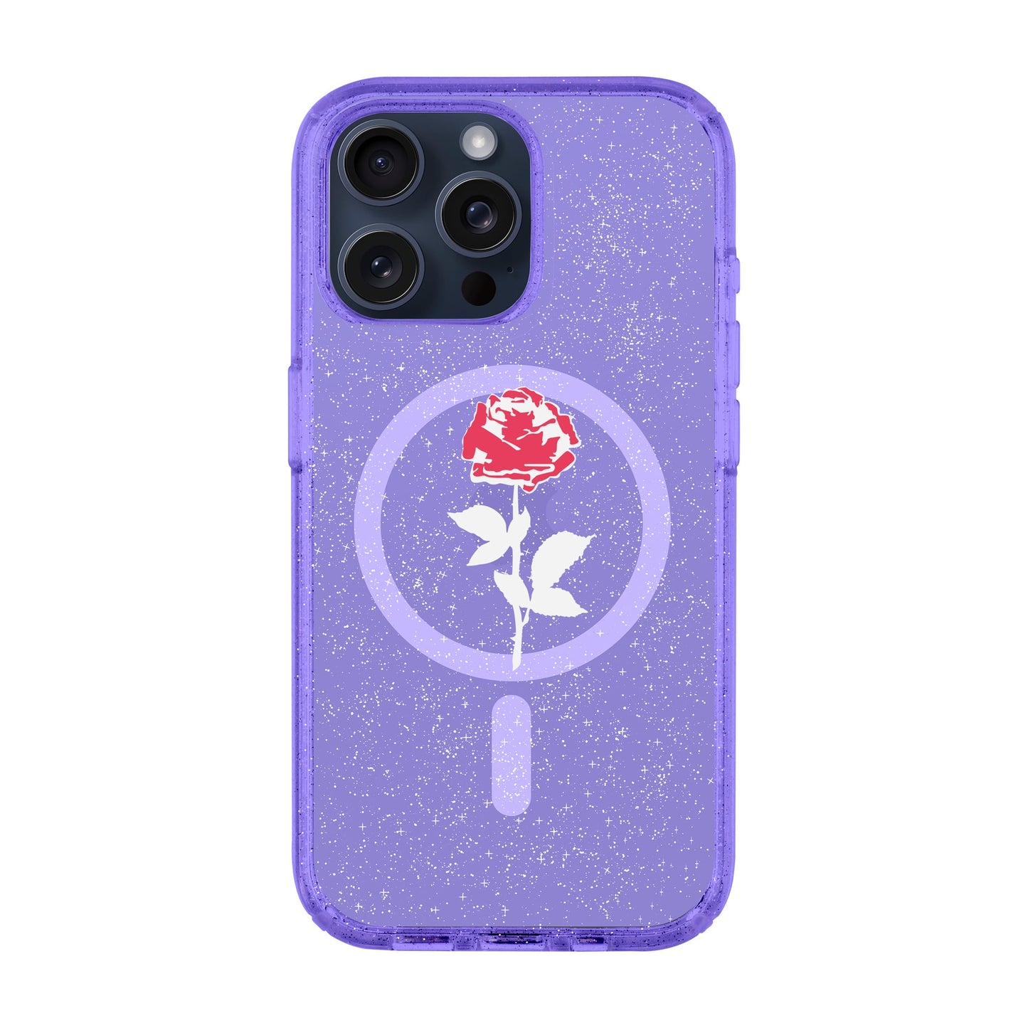 NATUREL ROSE-iPhone 15 Pro Max Shiny Kılıf MagSafe Özellikli