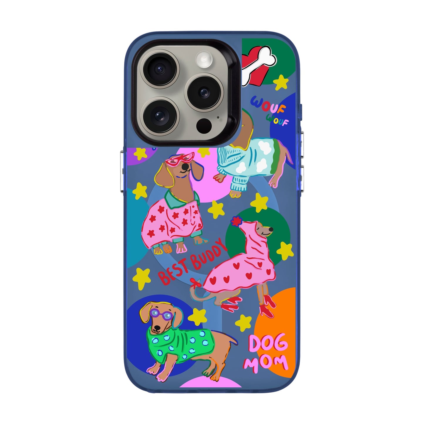 DOG MOM-iPhone 15 Pro Hold Kılıf MagSafe Özellikli
