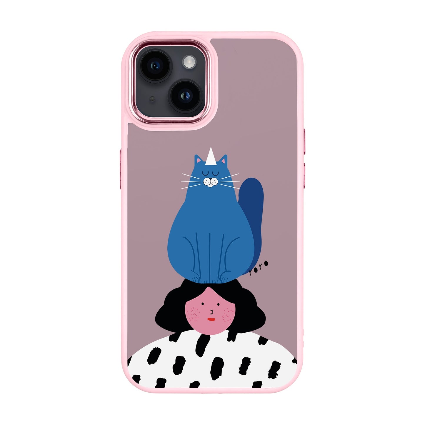 NAUGHTY CAT-iPhone 14 Plus Proof Kılıf