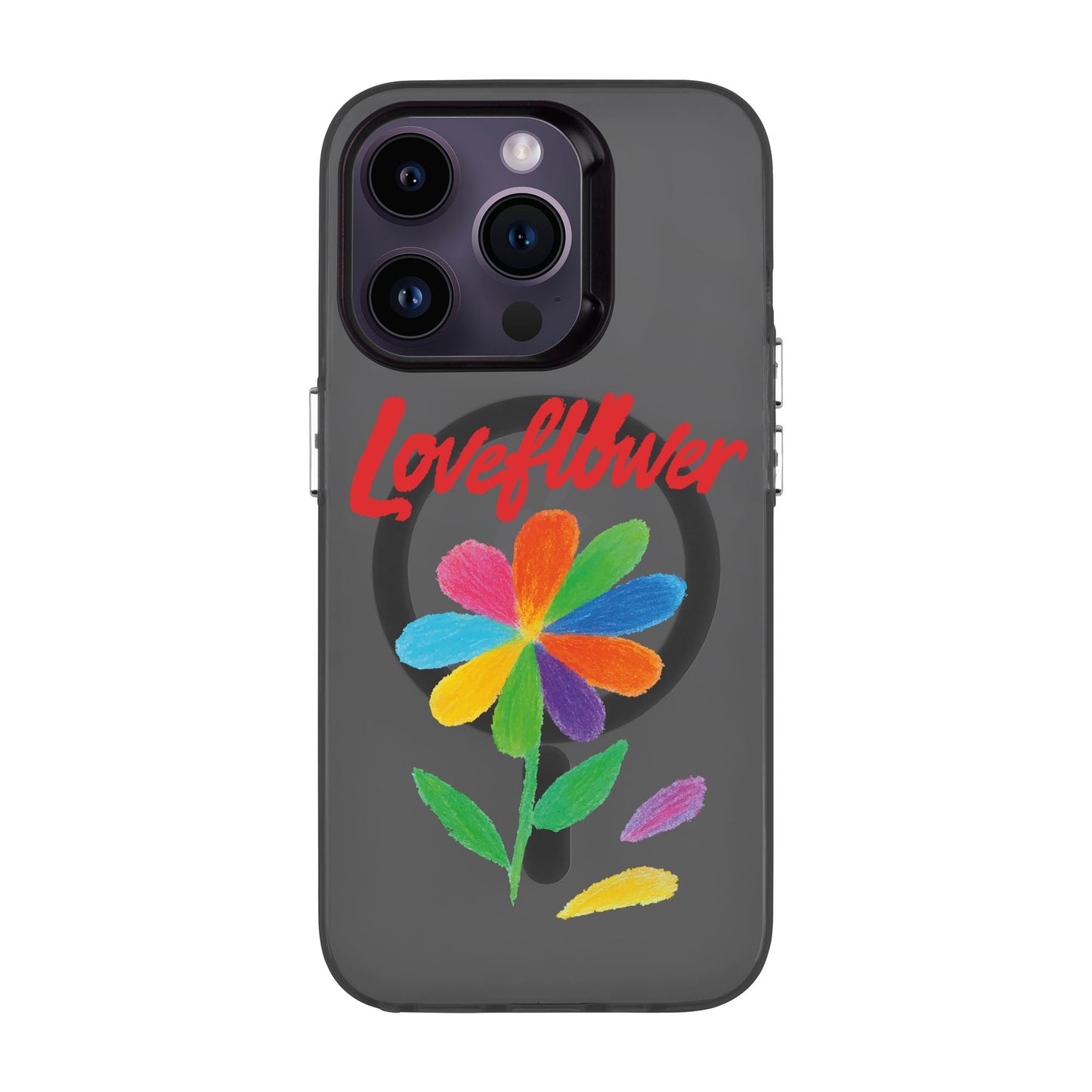 LOVE FLOWER-iPhone 14 Pro Hold Kılıf MagSafe Özellikli