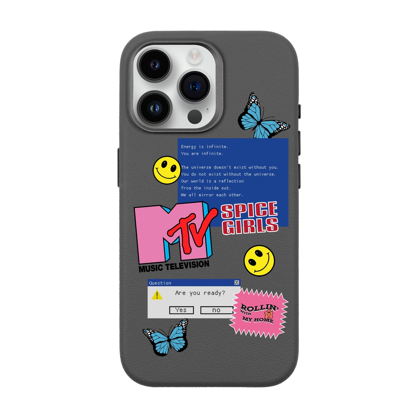 ARE YOU READY-iPhone 14 Pro Max Leather Premium Kılıf MagSafe Özellikli