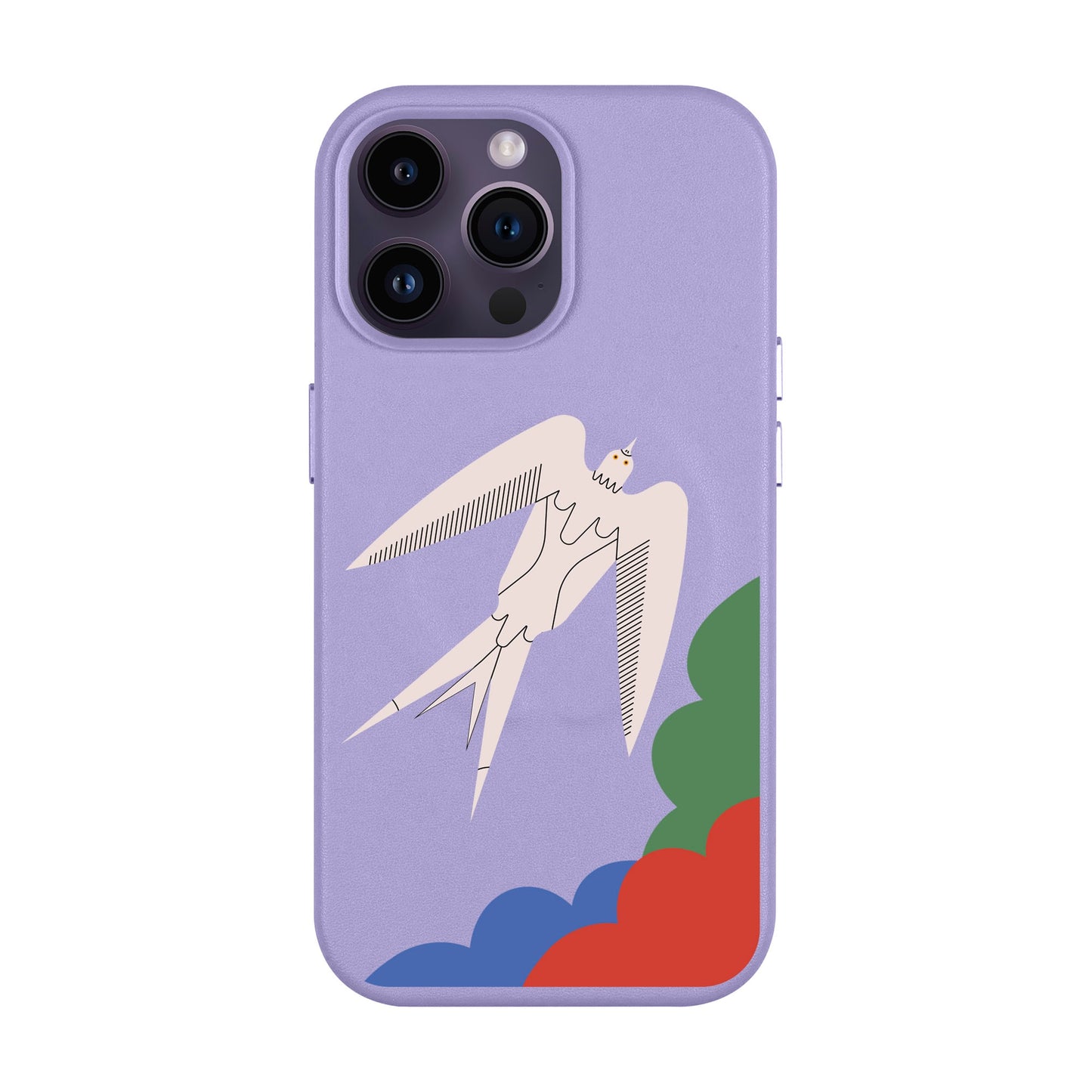 L’OISEAU LIBRE-iPhone 14 Pro Max Leather Kılıf MagSafe Özellikli