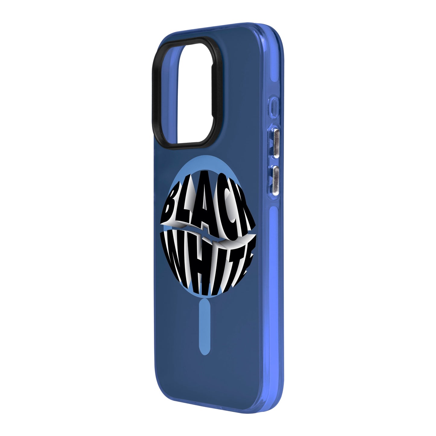 BLACK WHITE-iPhone 13 Pro Max Hold Kılıf MagSafe Özellikli