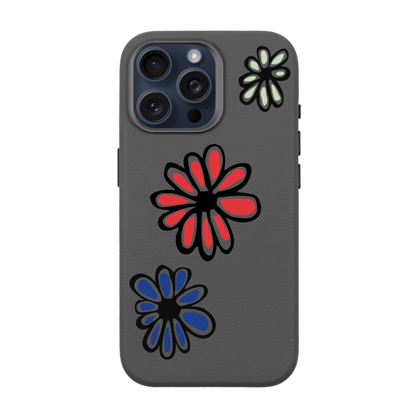 FLORIST-iPhone 15 Pro Max Leather Premium Kılıf MagSafe Özellikli