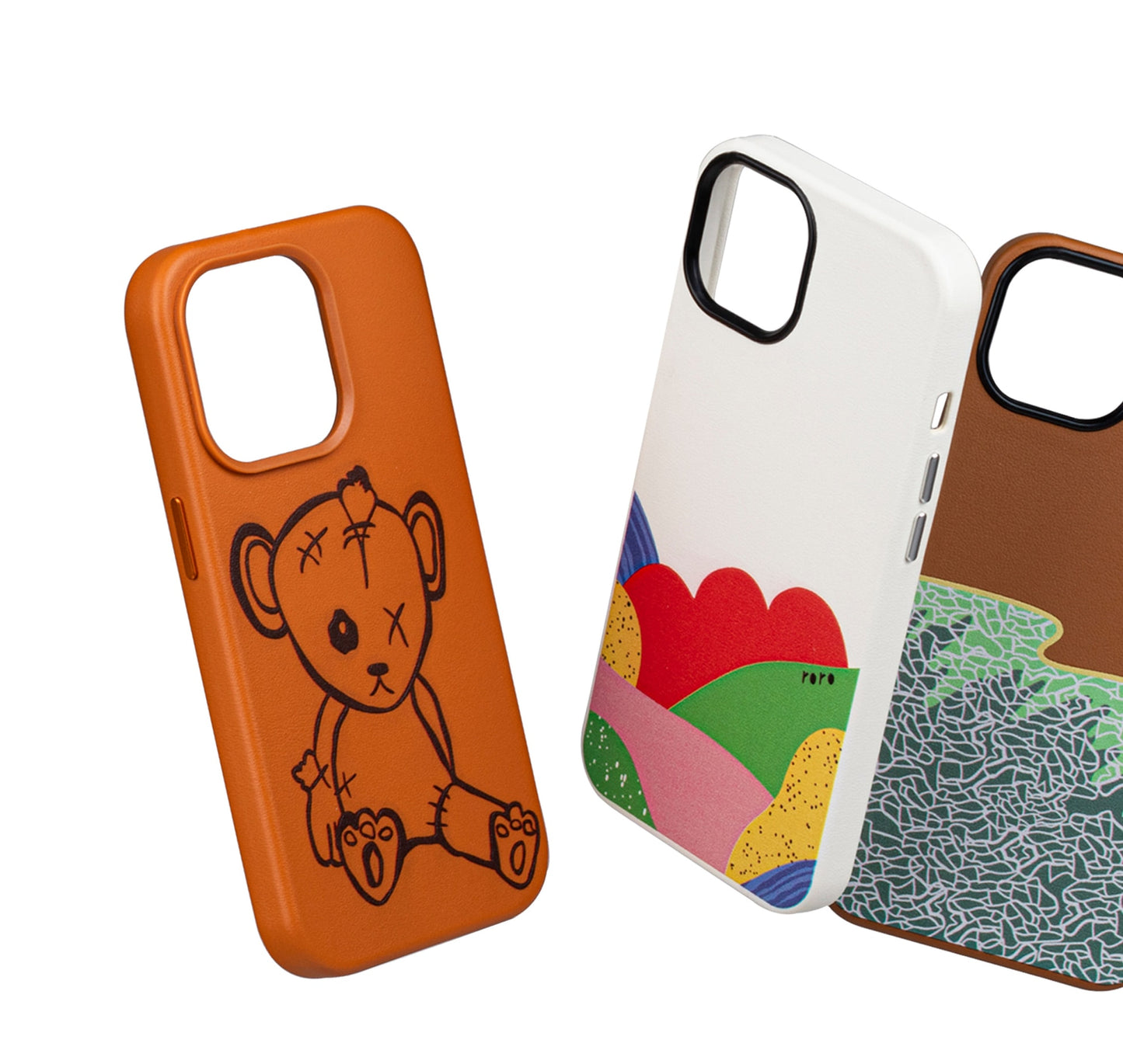 BABY BEAR-iPhone 14 Pro Max Leather Kılıf MagSafe Özellikli
