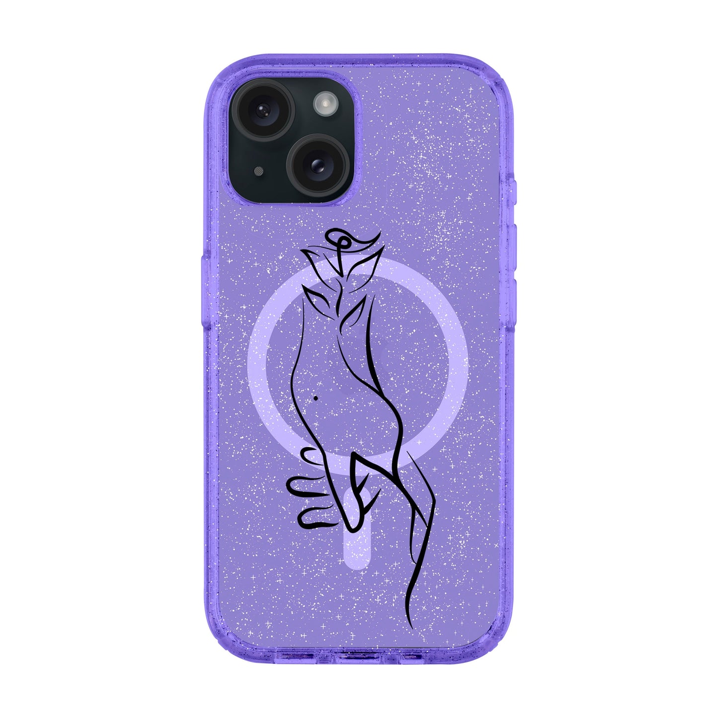 TOUCH-iPhone 15 Plus Shiny Kılıf MagSafe Özellikli