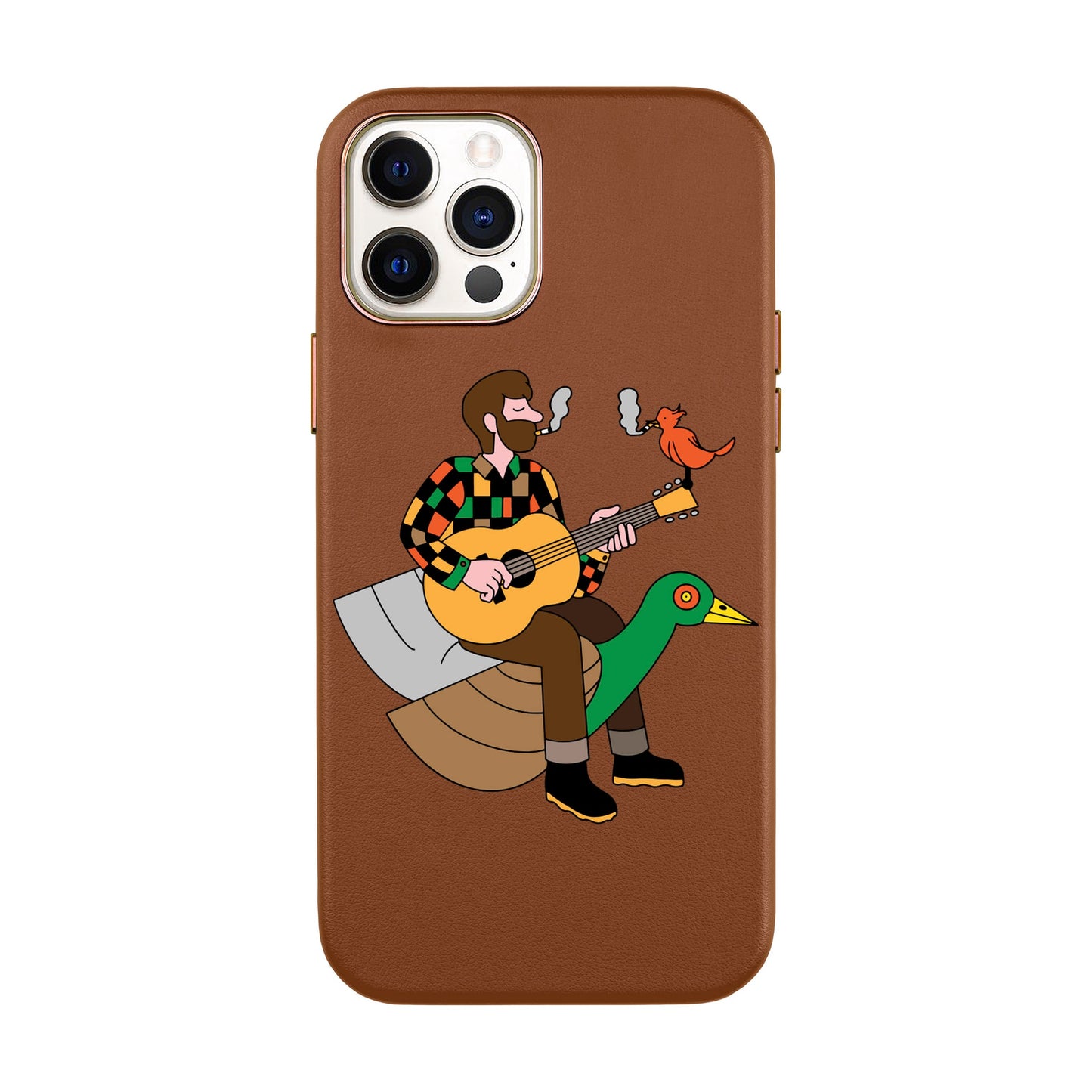 BIRDS OF A FEATHER-iPhone 12 Pro Max Leather Kılıf