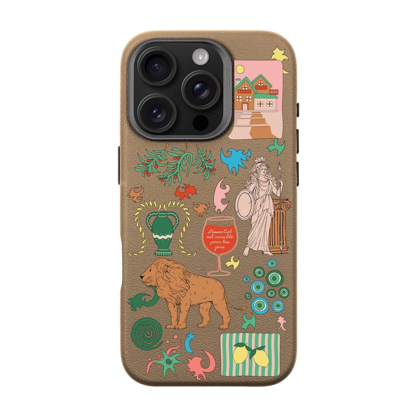 IODES SOUL TRAVELLER-iPhone 16 Pro Leather Premium Kılıf MagSafe Özellikli