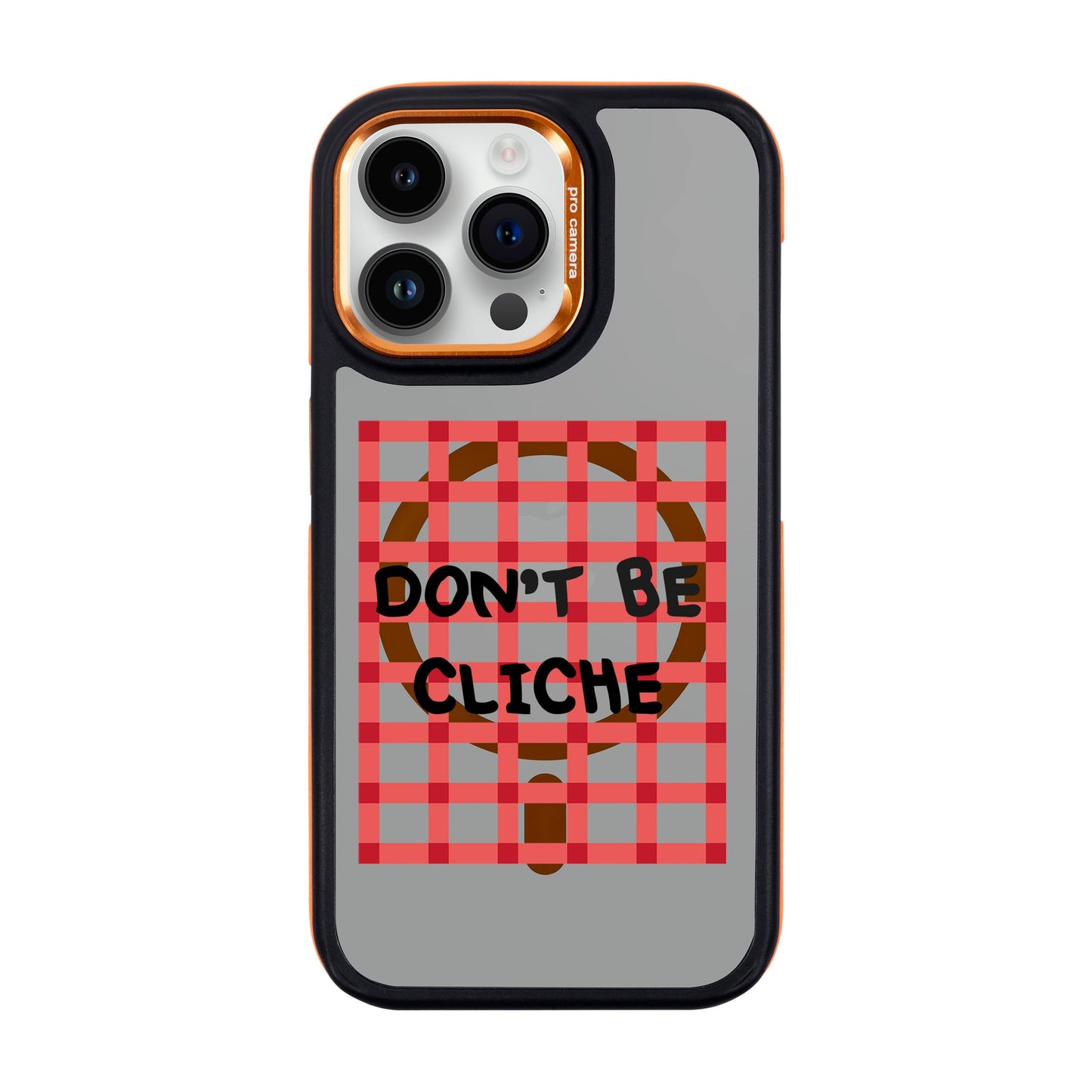 DON'T BE CLICHE-iPhone 14 Pro Max Dark Kılıf MagSafe Özellikli