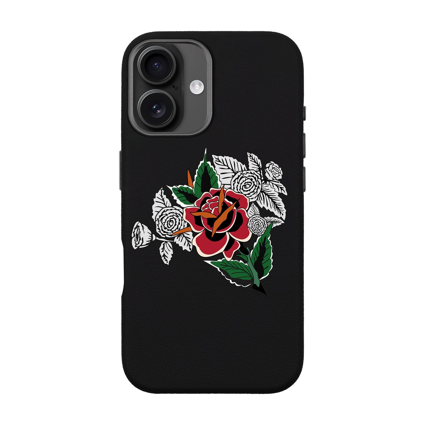 DRY ROSE-iPhone 16 Plus Leather Premium Kılıf MagSafe Özellikli