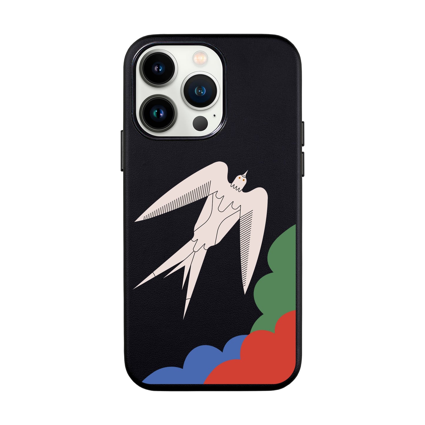 L’OISEAU LIBRE-iPhone 13 Pro Max Leather Kılıf