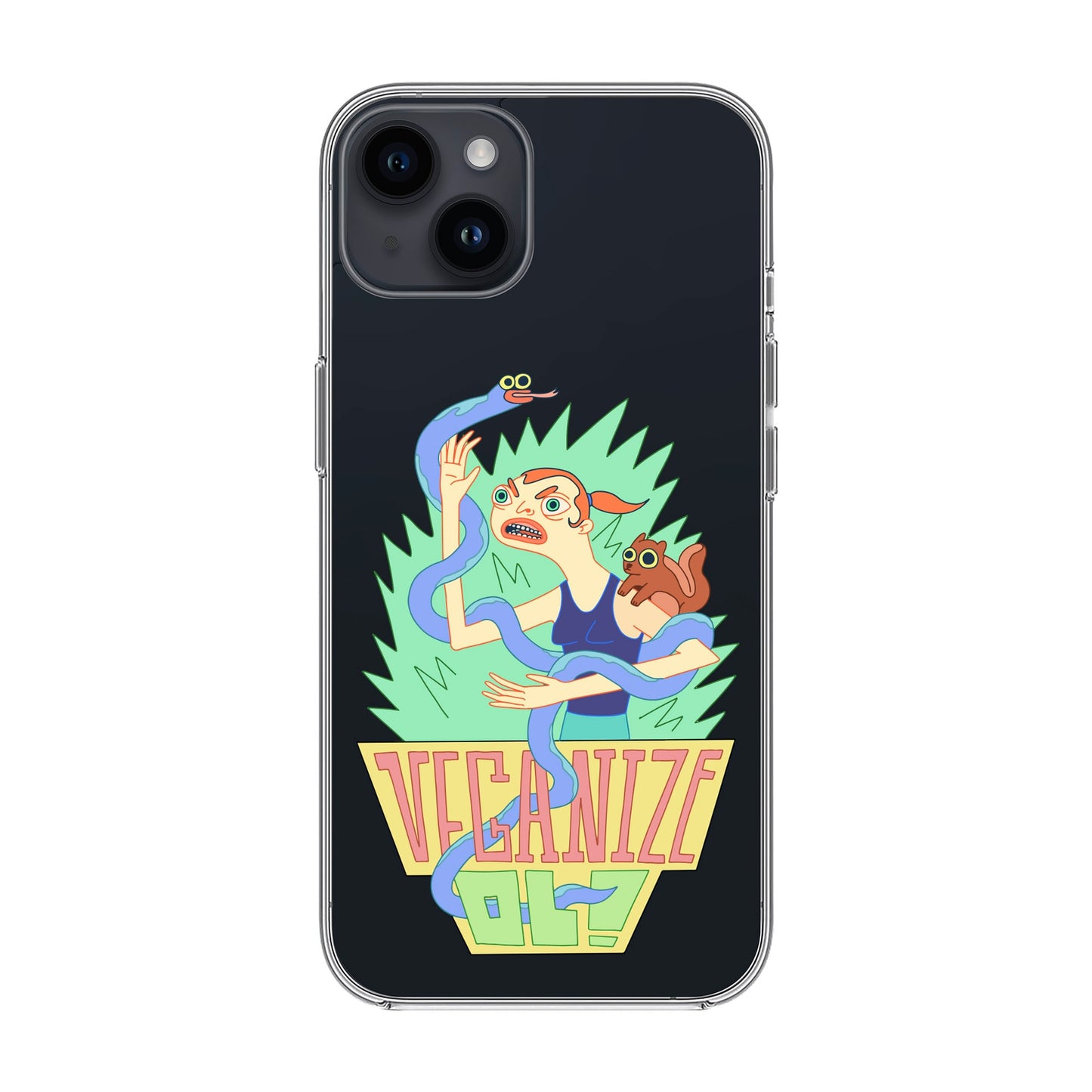 VEGANİZE-iPhone 14 Plus Solid Kılıf
