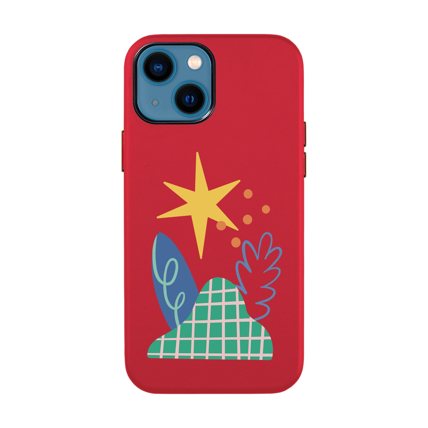 LITTLE NATURE-iPhone 14 Leather Kılıf