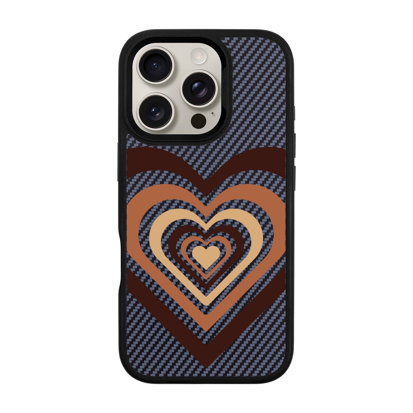 HEART-iPhone 16 Pro Plaid Kılıf MagSafe Özellikli