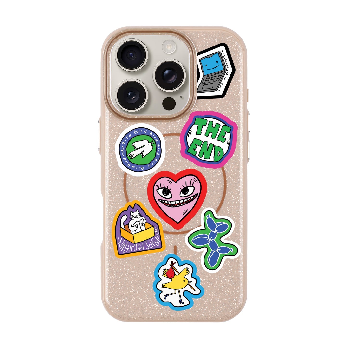 TŌTEN STICKERZ-iPhone 16 Pro Radiant Kılıf MagSafe Özellikli