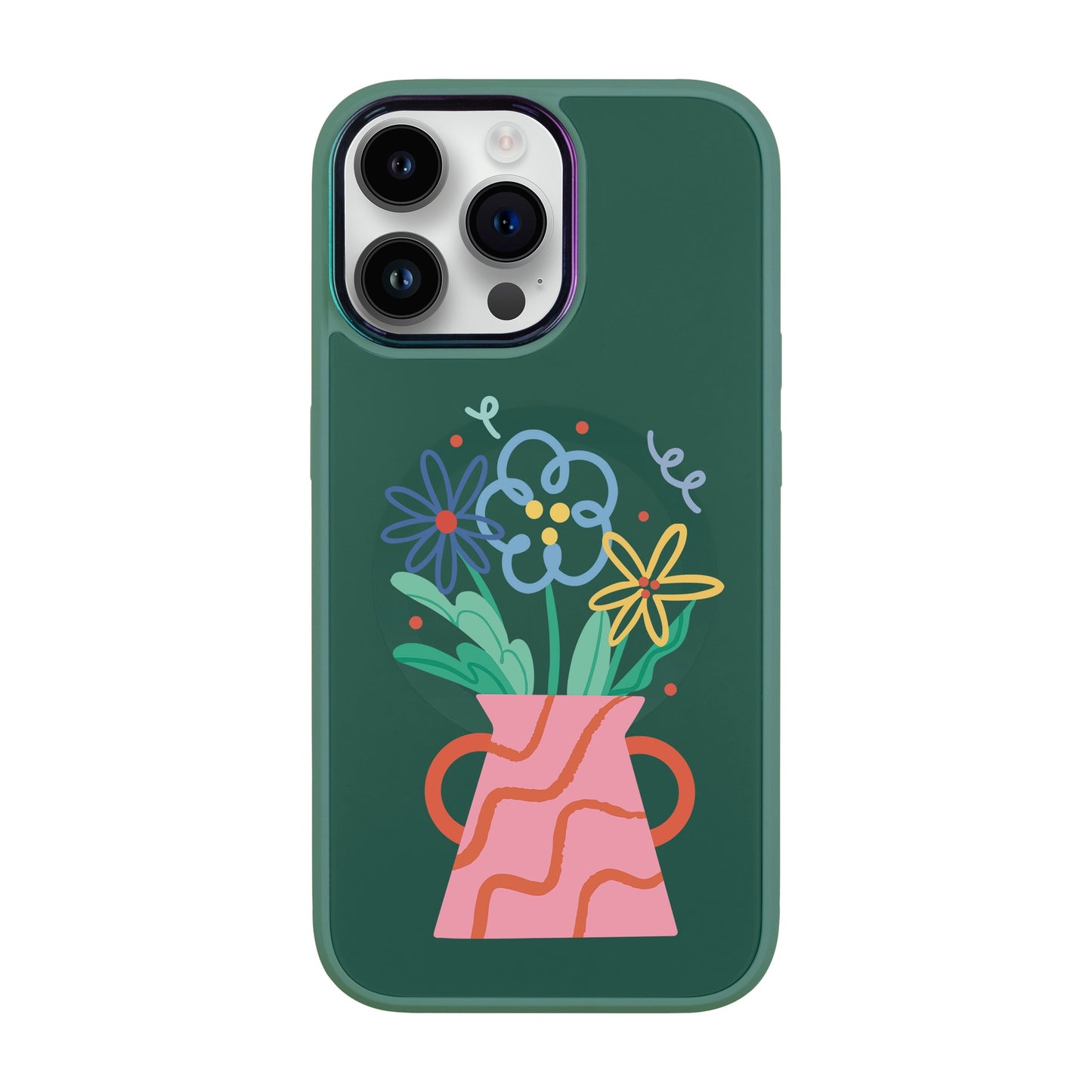 PINK VASE-iPhone 14 Pro Max Vigor Kılıf MagSafe Özellikli