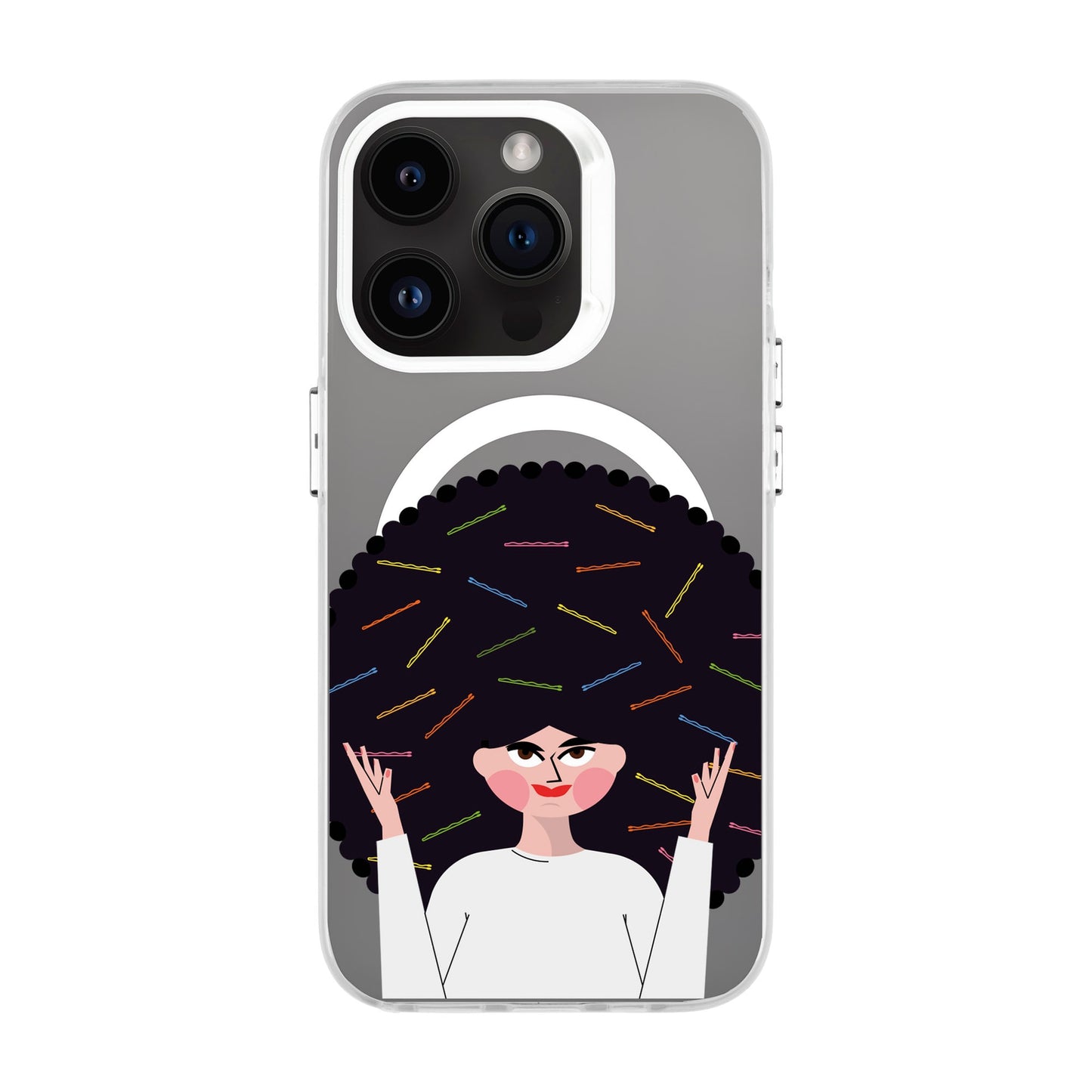 TANGLES OF HAPPINESS-iPhone 12 Pro Hold Kılıf MagSafe Özellikli