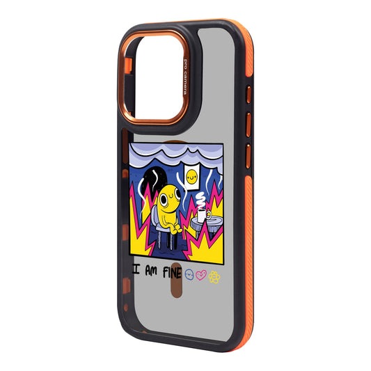 I AM FINE-Dark Kılıf MagSafe Özellikli - iPhone 15 Pro Max
