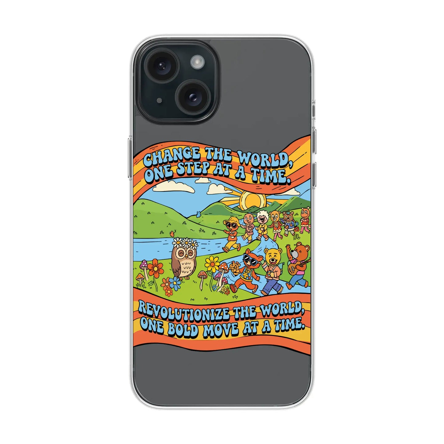 CHANGE THE WORLD-iPhone 15 Plus Solid Kılıf MagSafe Özellikli