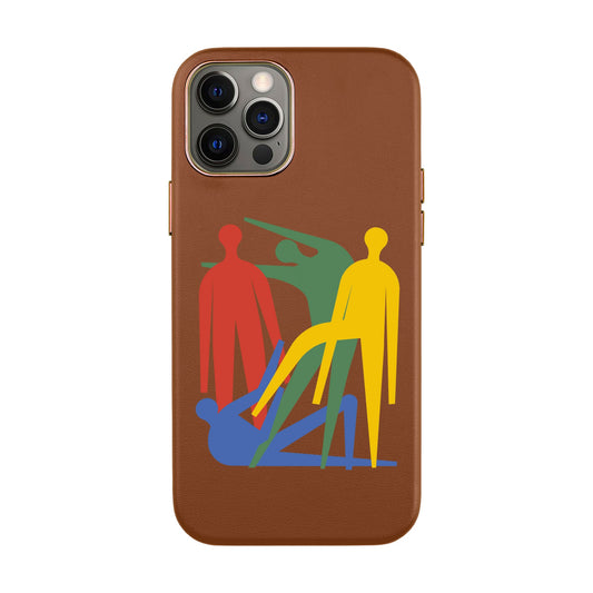 MANBOS-iPhone 12 Pro Leather Kılıf