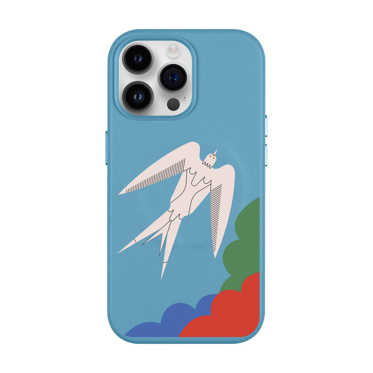 L’OISEAU LIBRE-iPhone 14 Pro Max Leather Kılıf MagSafe Özellikli