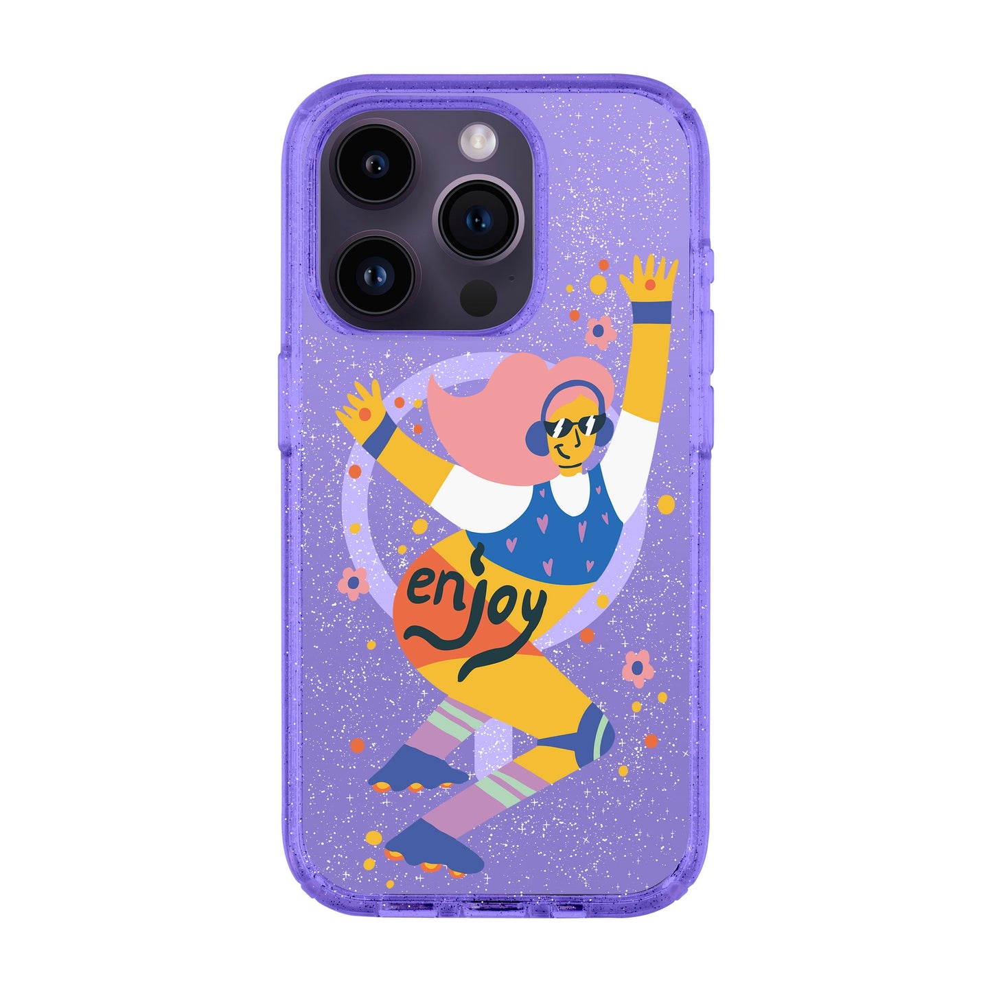 ENJOY-iPhone 14 Pro Shiny Kılıf MagSafe Özellikli