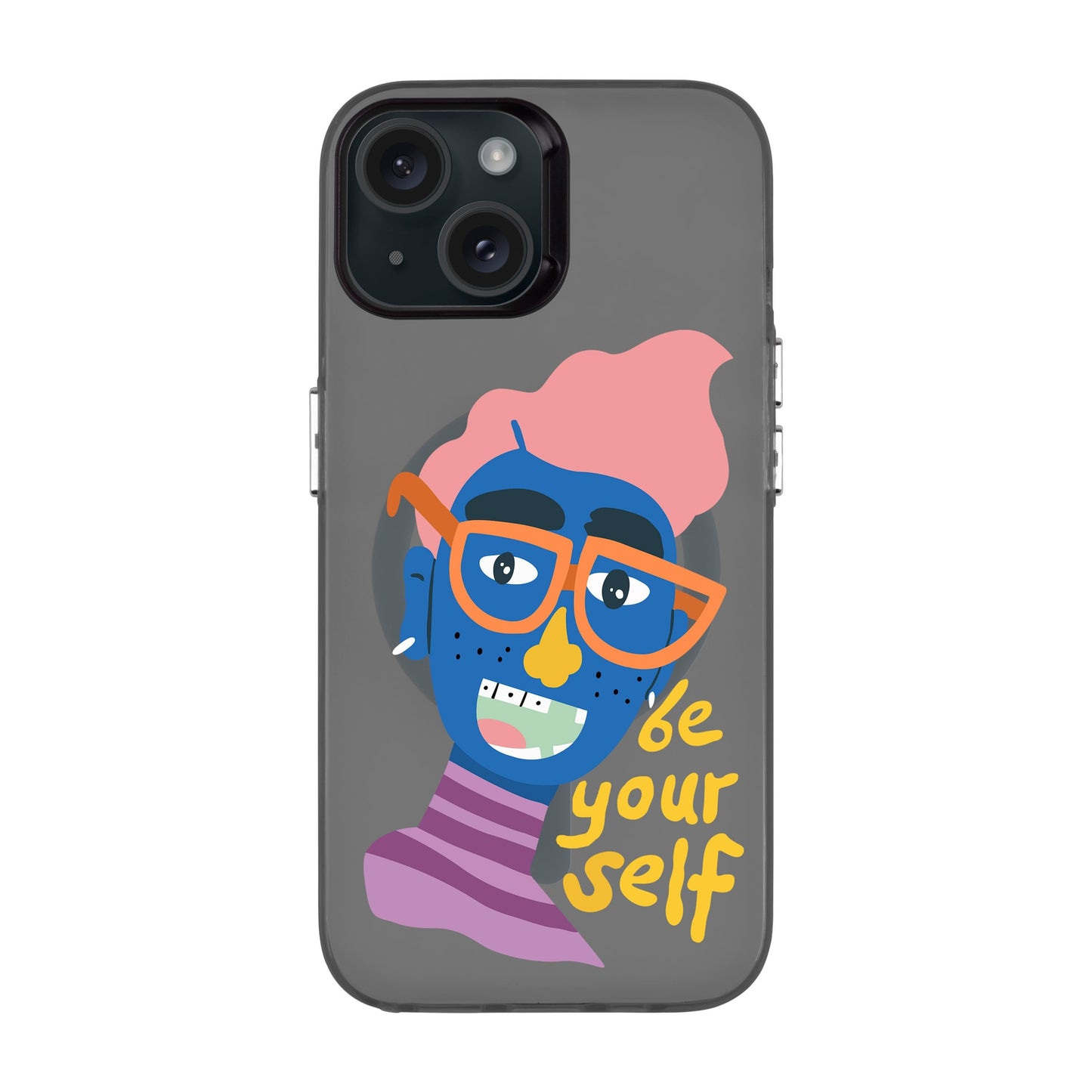 BE YOUR SELF-iPhone 15 Hold Kılıf MagSafe Özellikli