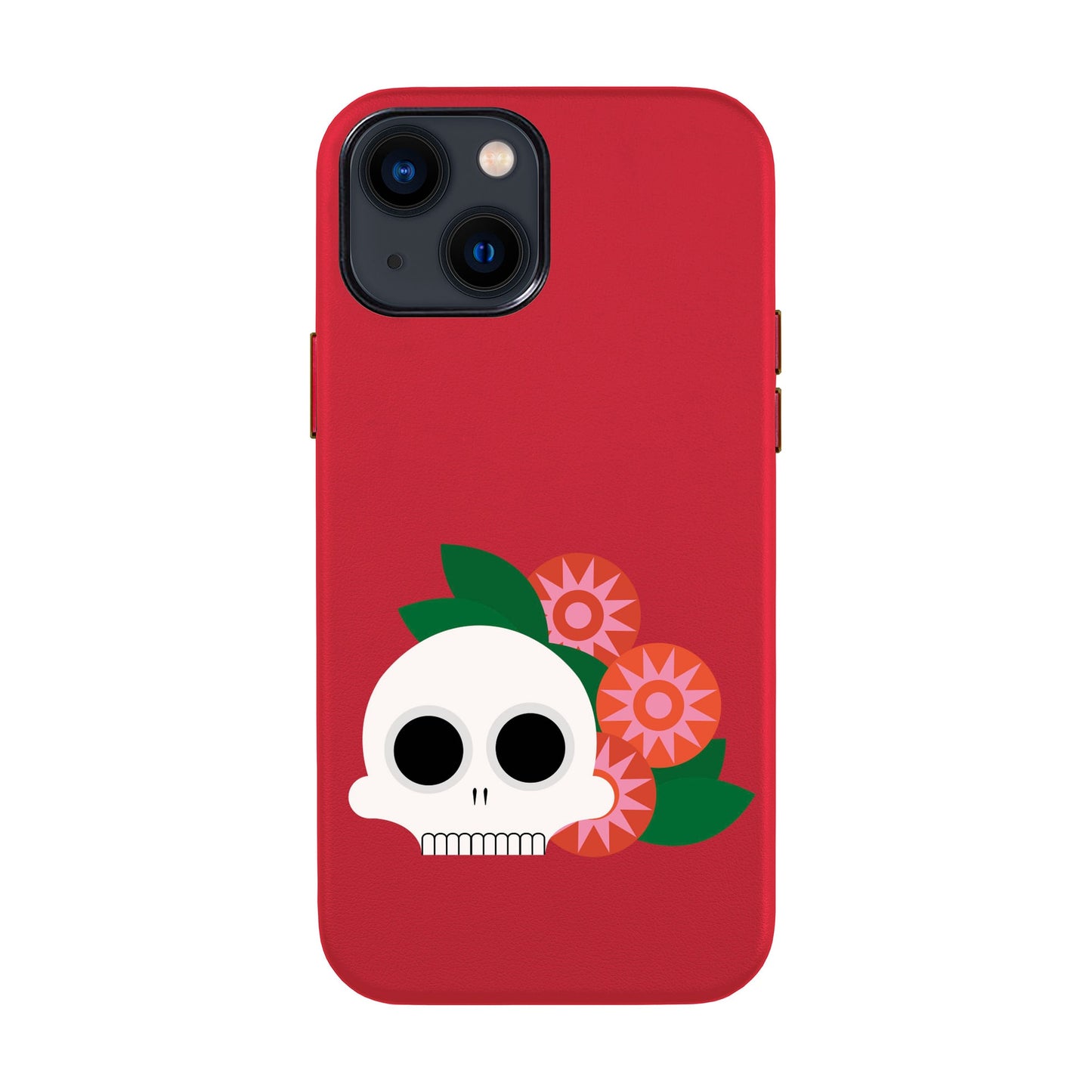 MEMENTO BLOOM-iPhone 13 Mini Leather Kılıf