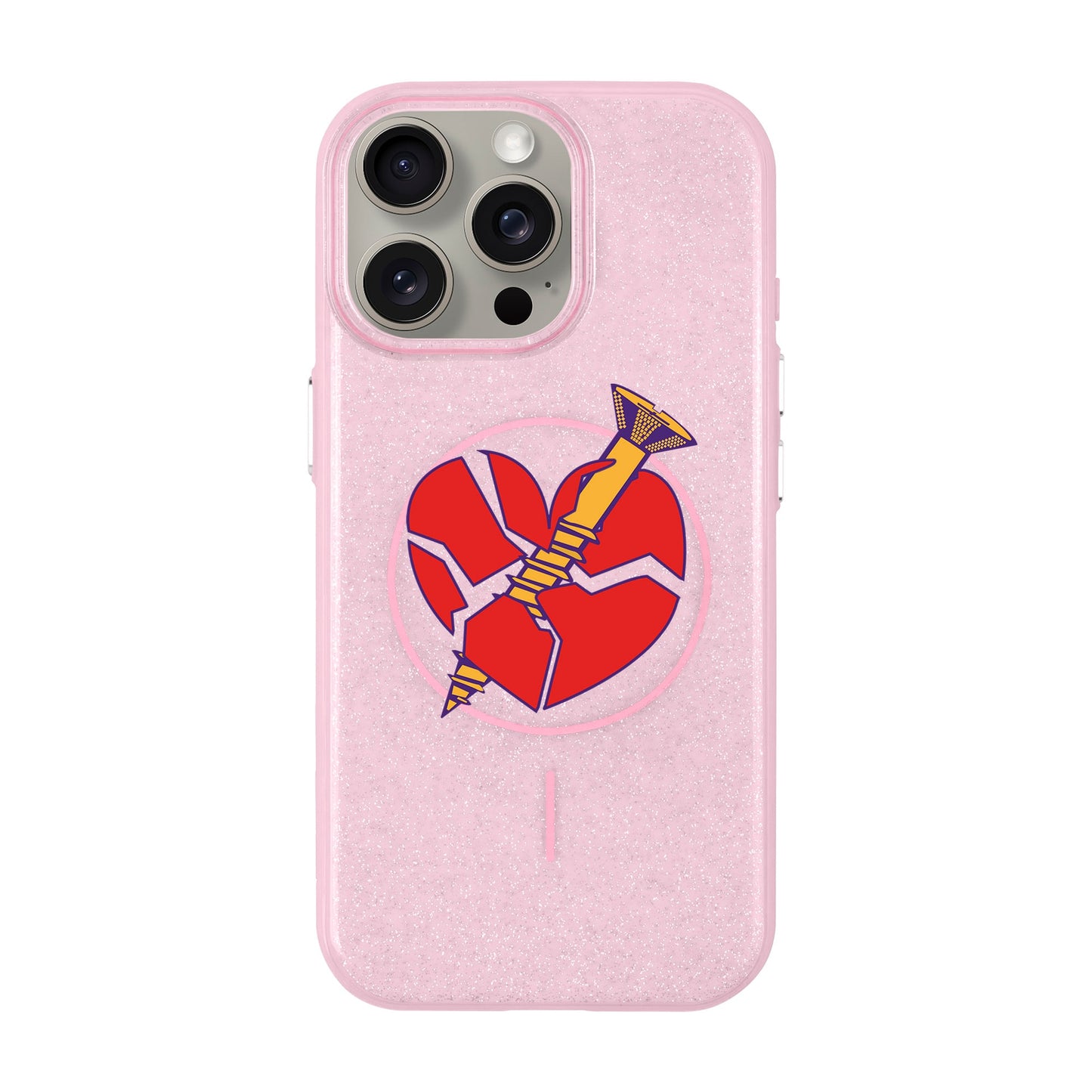 BROKEN HEART-iPhone 15 Pro Max Radiant Kılıf MagSafe Özellikli
