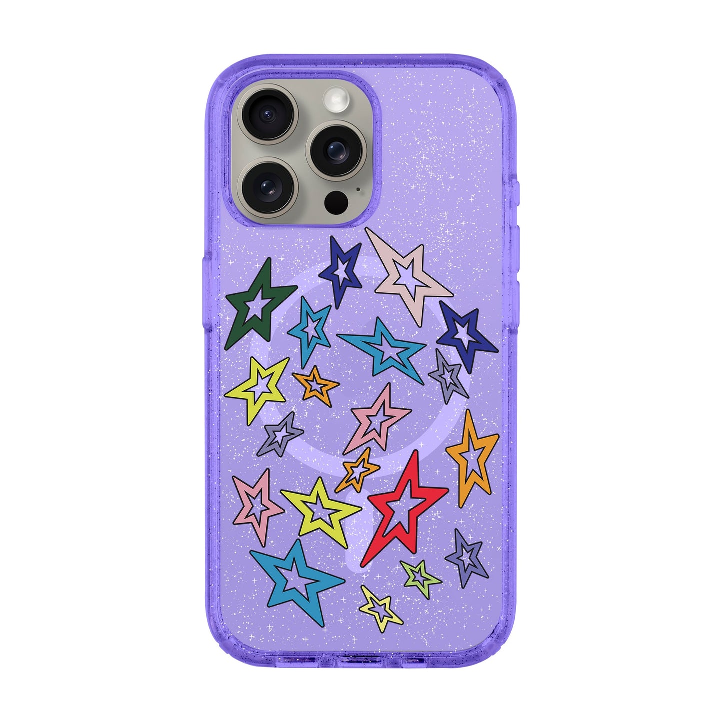 STAR-iPhone 15 Pro Max Shiny Kılıf MagSafe Özellikli